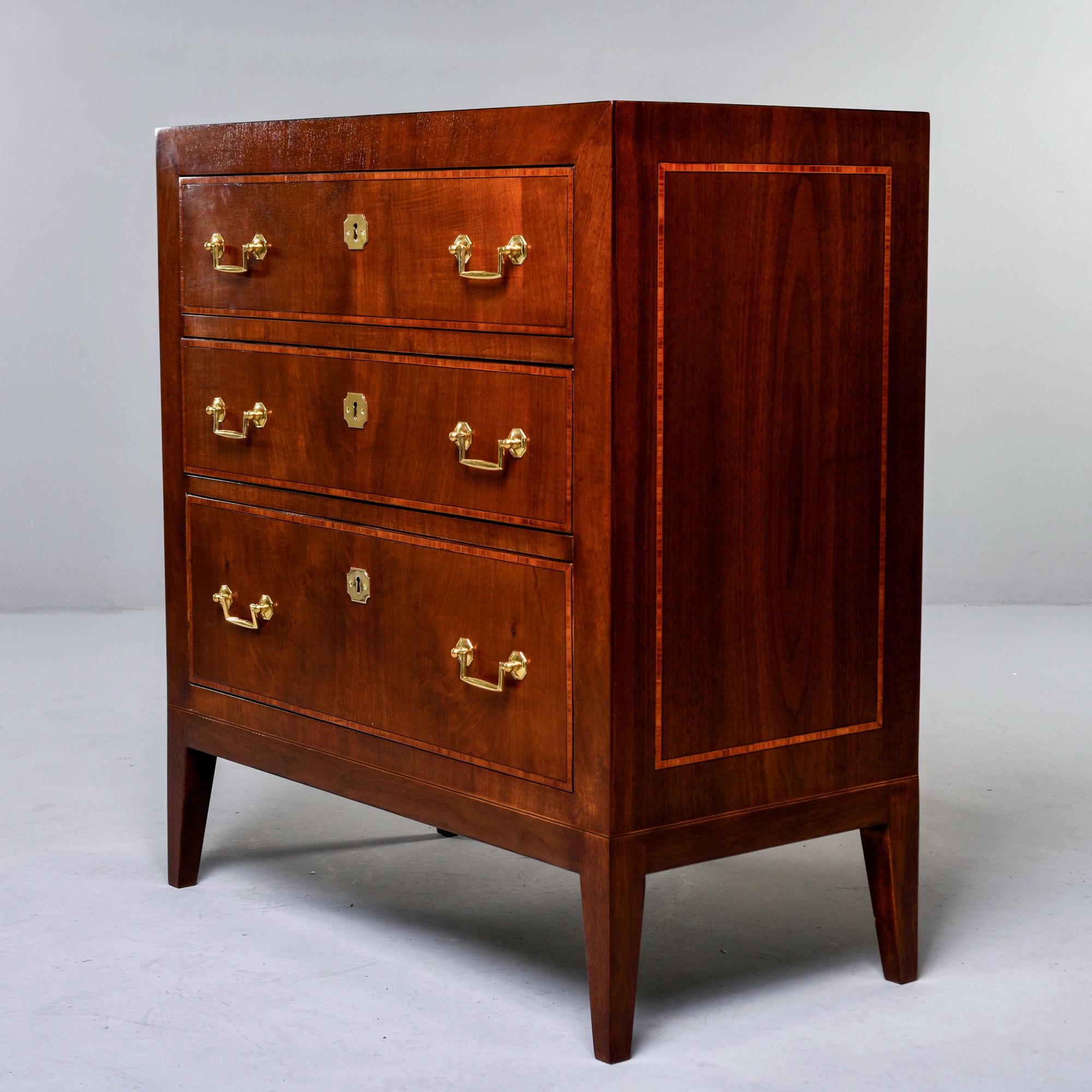 Early 20th C English Mahogany Chest of Drawers 7