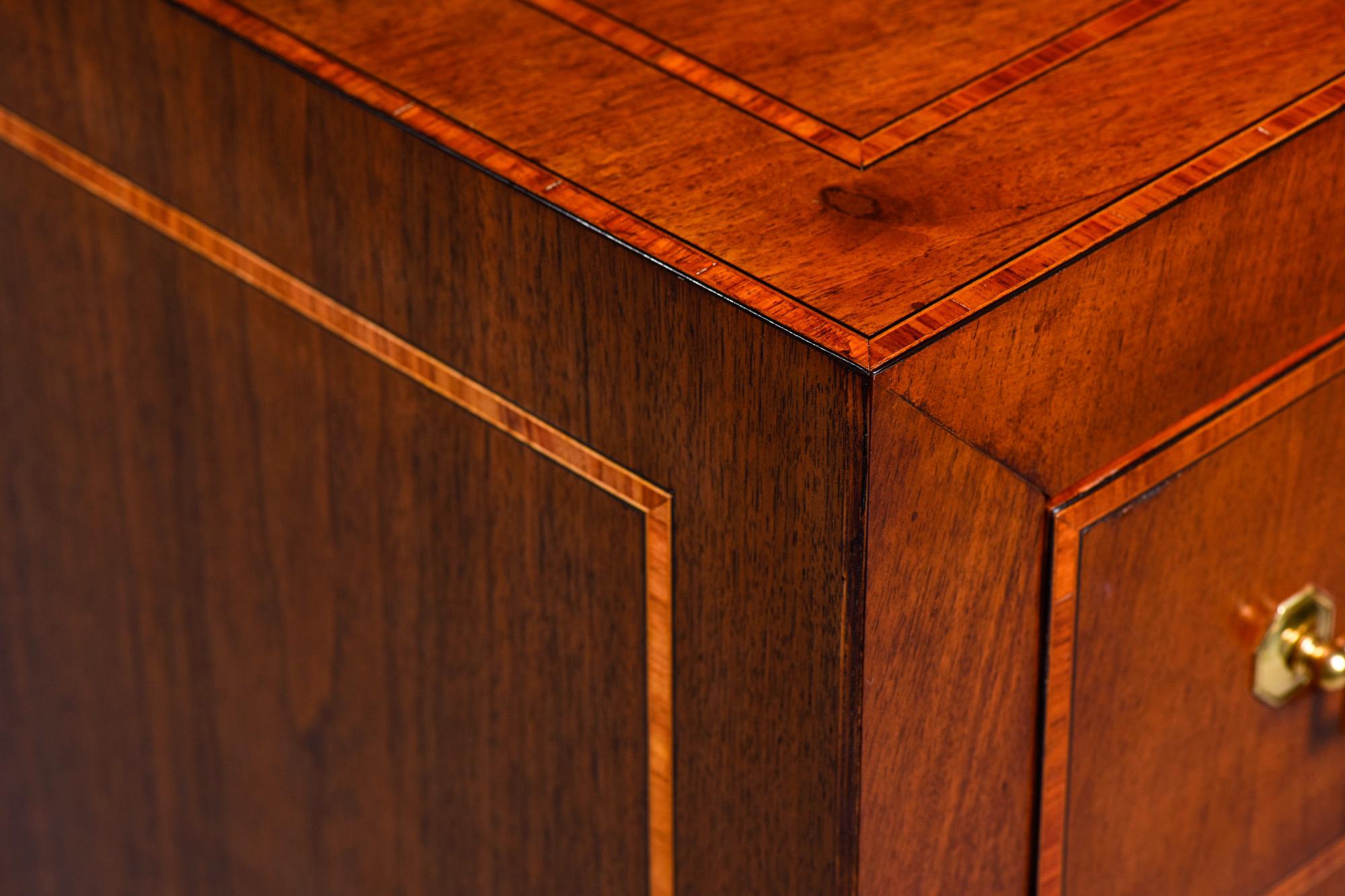 Early 20th C English Mahogany Chest of Drawers 3