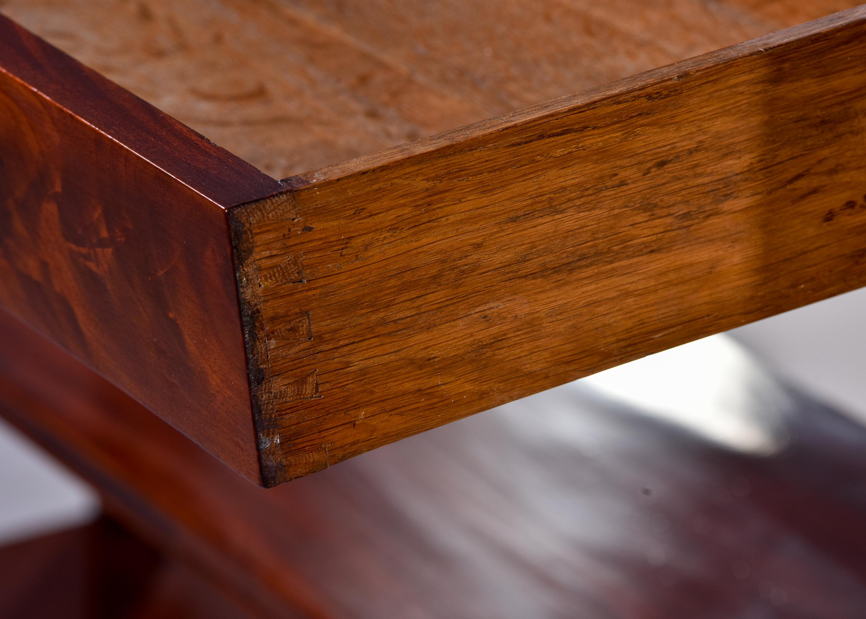 Early 20th C English Mahogany Three Tier Server with Drawers    For Sale 10