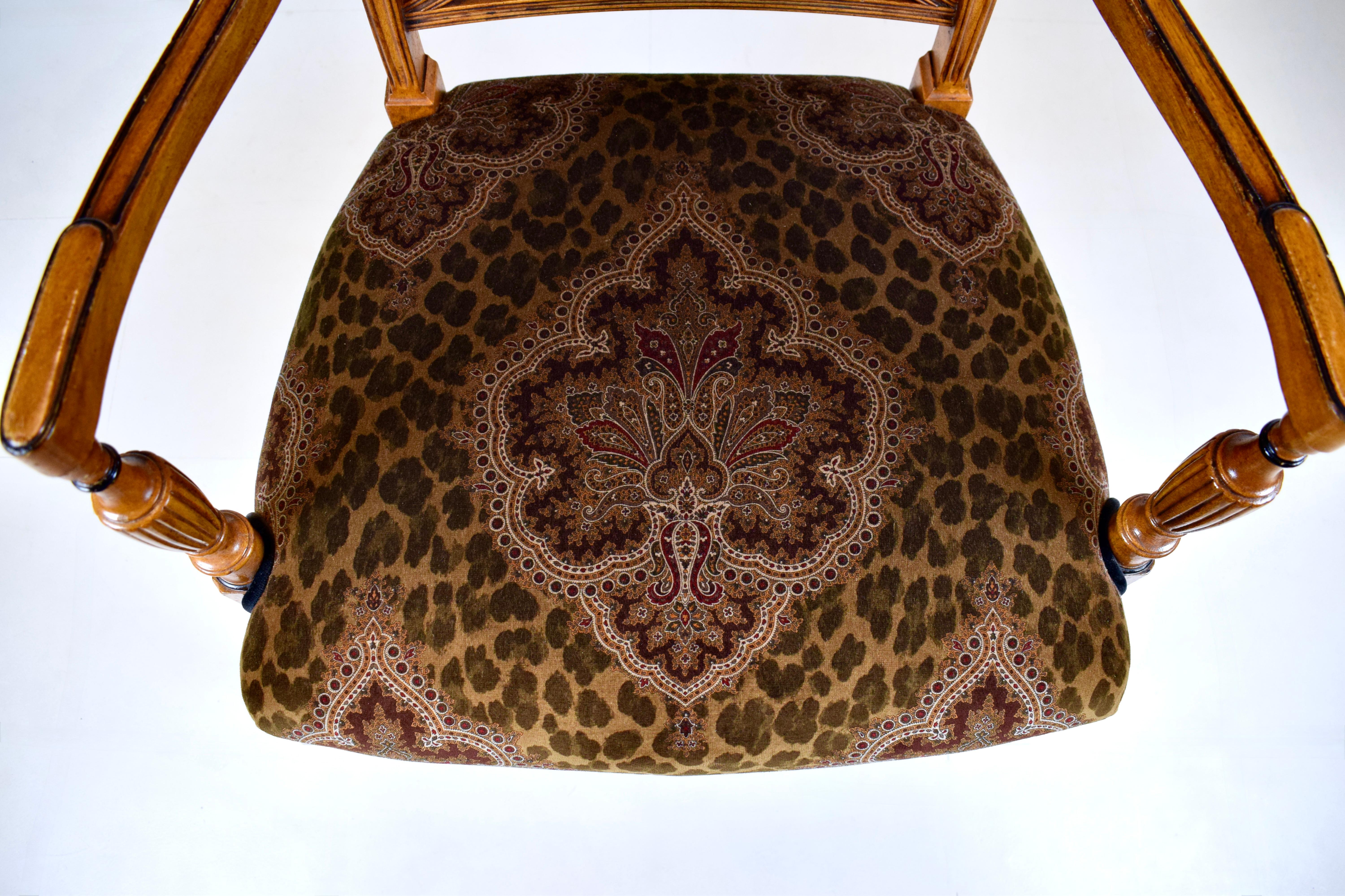 Early 20th C. English Regency Arm Chairs en venta 2