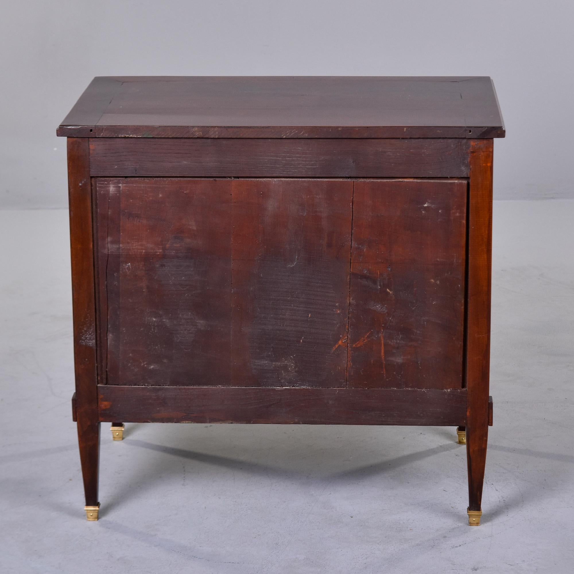 Early 20th Century English Small Cherry Three Drawer Chest 4