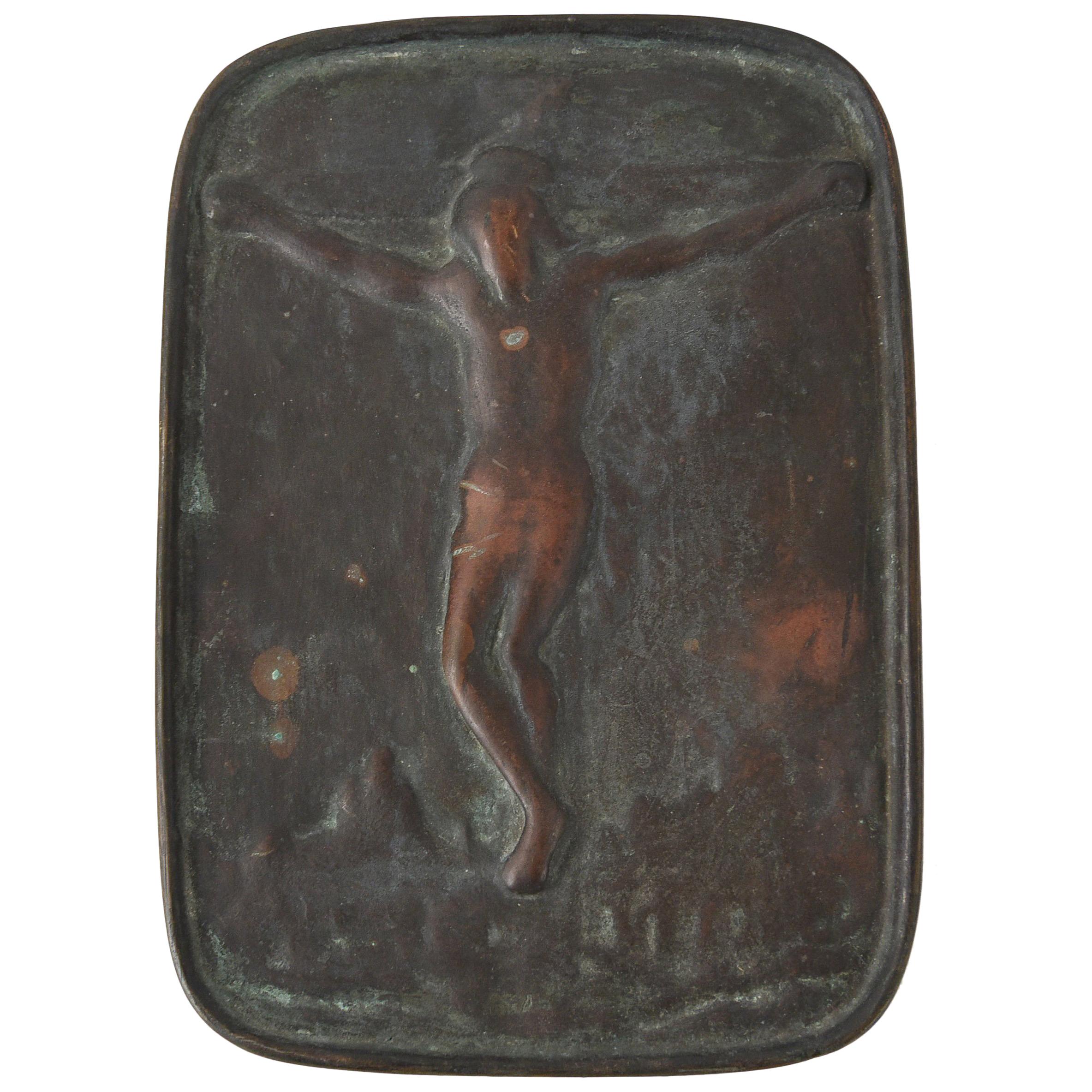 Early 20th C. Example of Japanese FumiE Bronze Plaque at 1stDibs