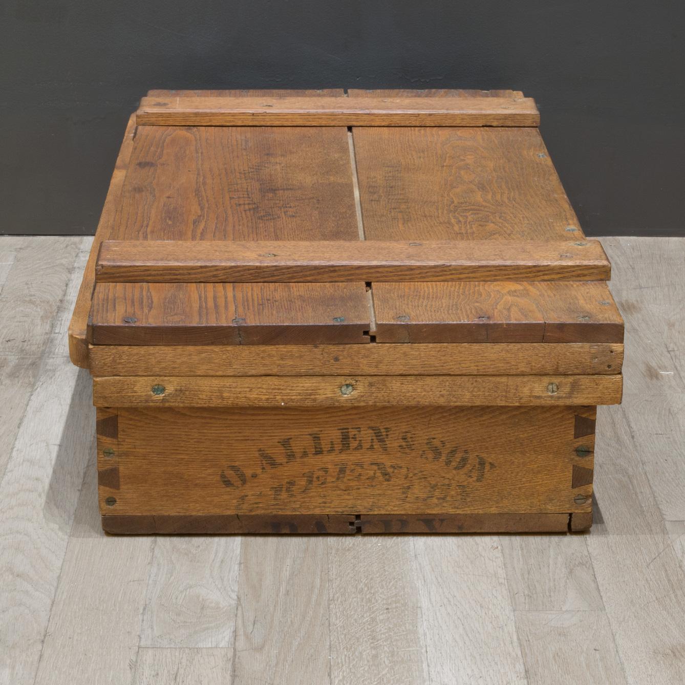 20th Century Early 20th C. Farmers Market Trunk C.1940 For Sale