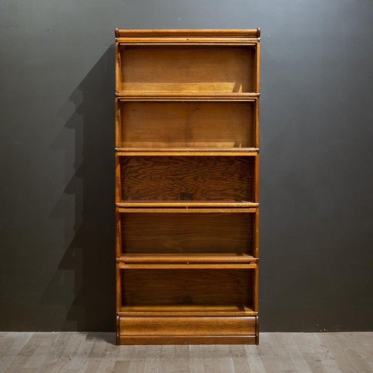 Early 20th c. Five Stack GlobeWernicke Lawyer's Bookcase, c.1910 at
