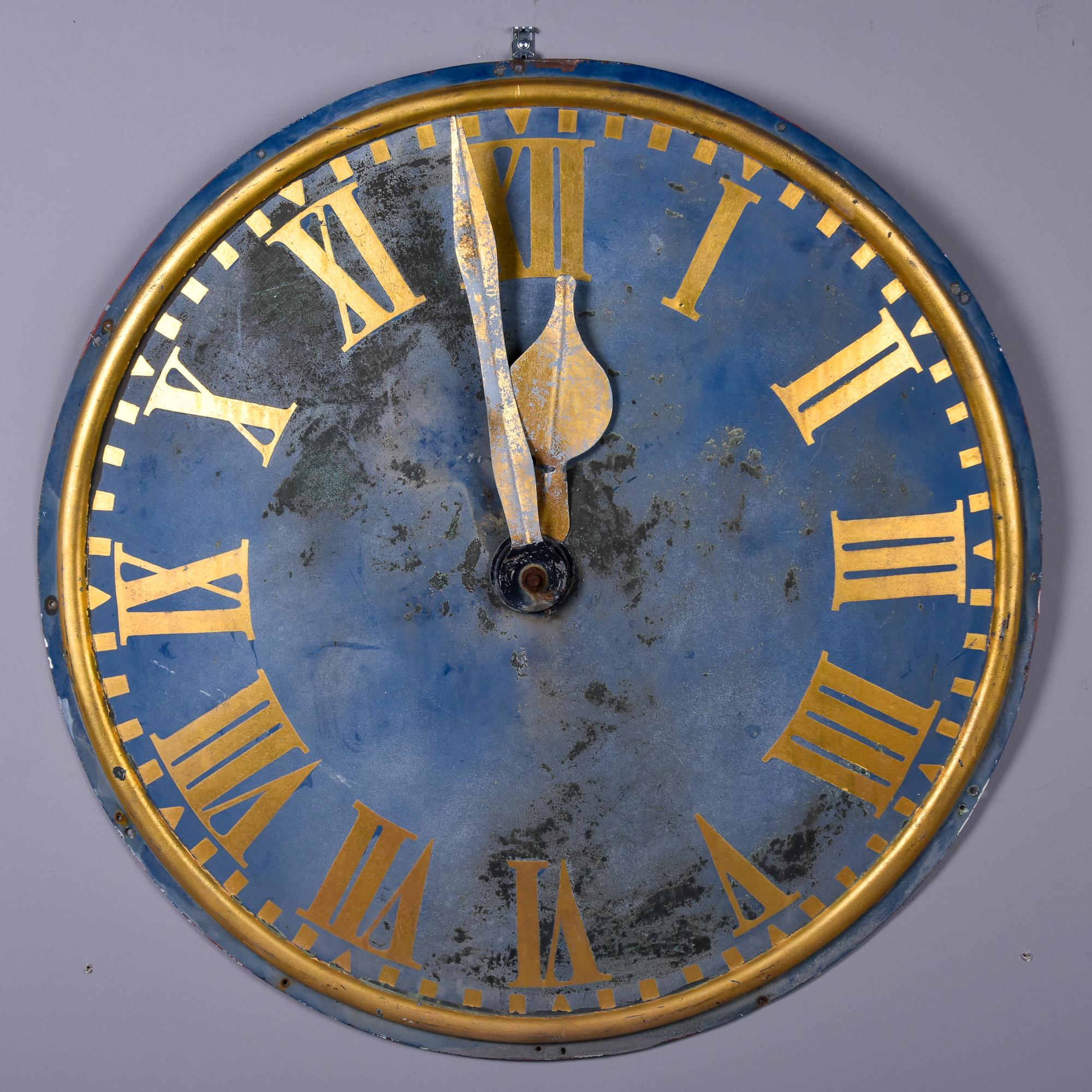 Early 20th C French Antique Round Clock Face For Sale 3