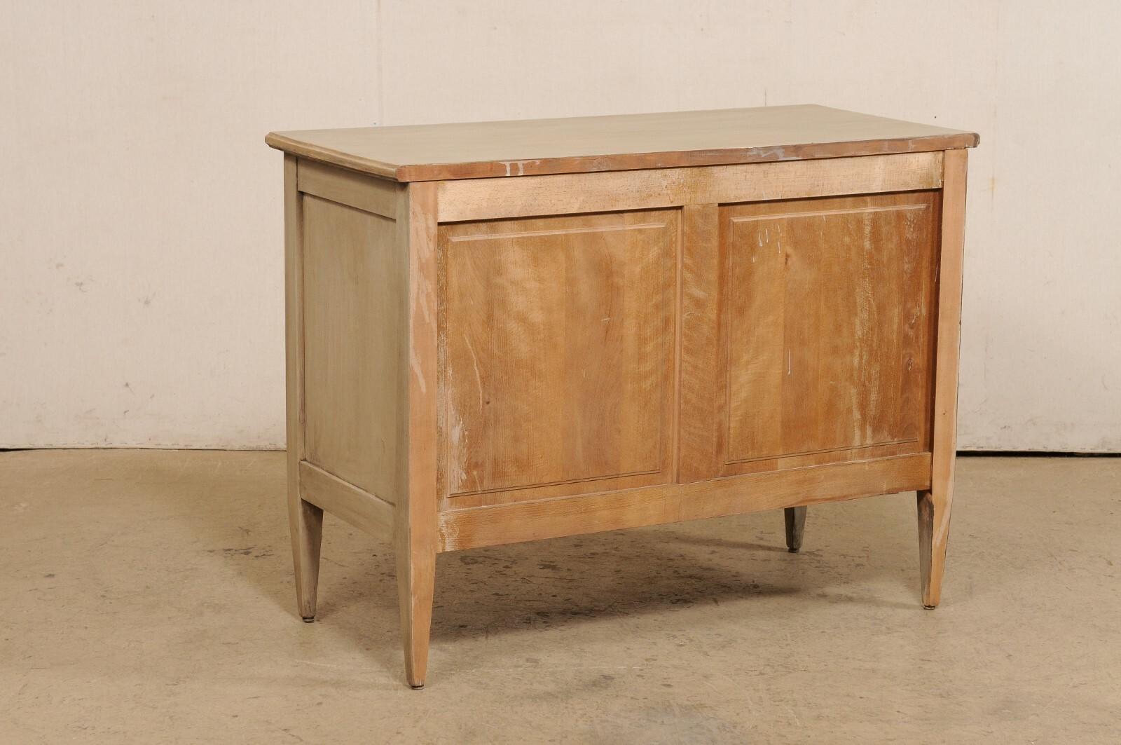 Early 20th C. French Commode Designed in Clean Lines, Neutral Colors For Sale 5