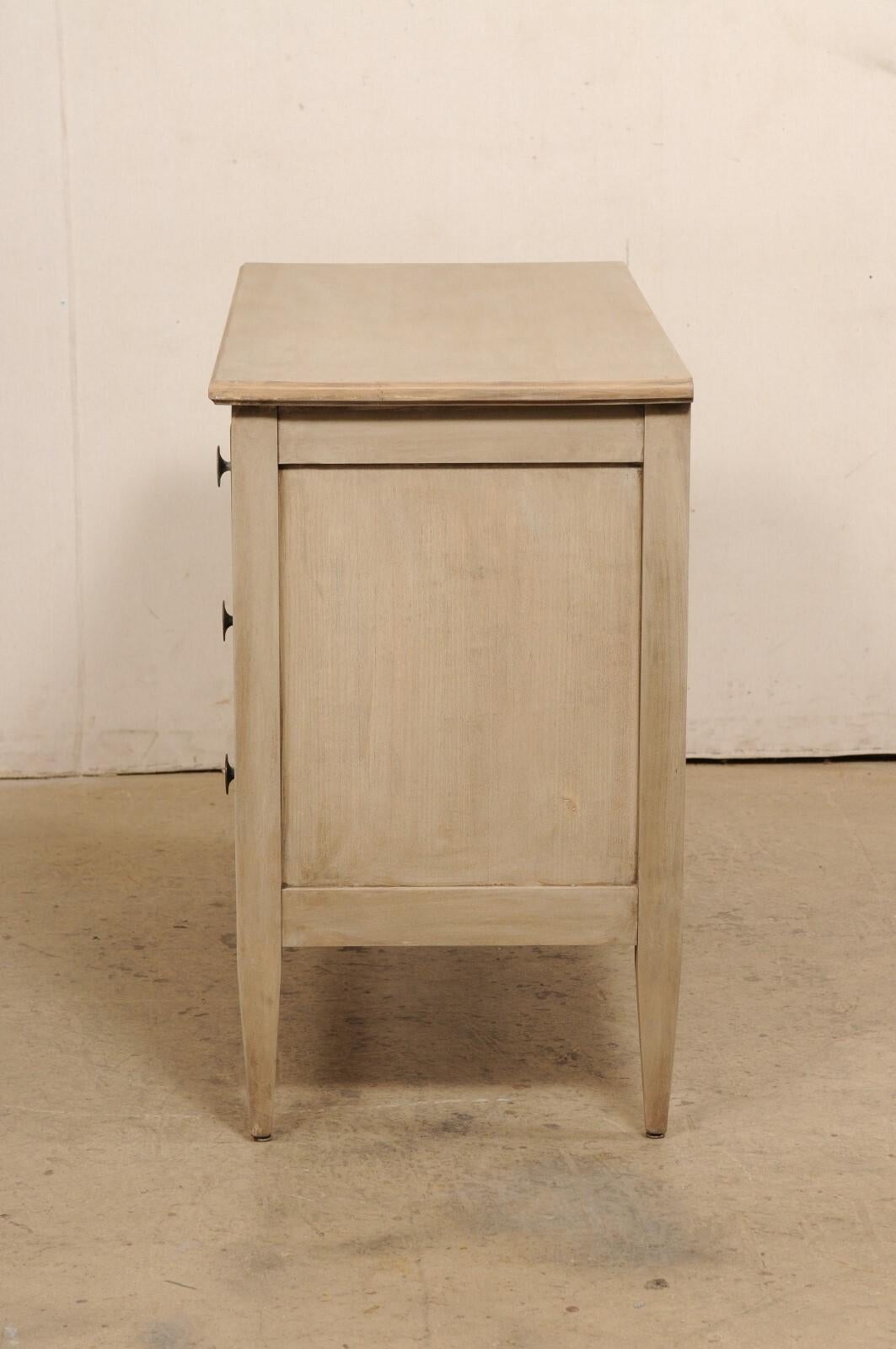 Early 20th C. French Commode Designed in Clean Lines, Neutral Colors For Sale 6
