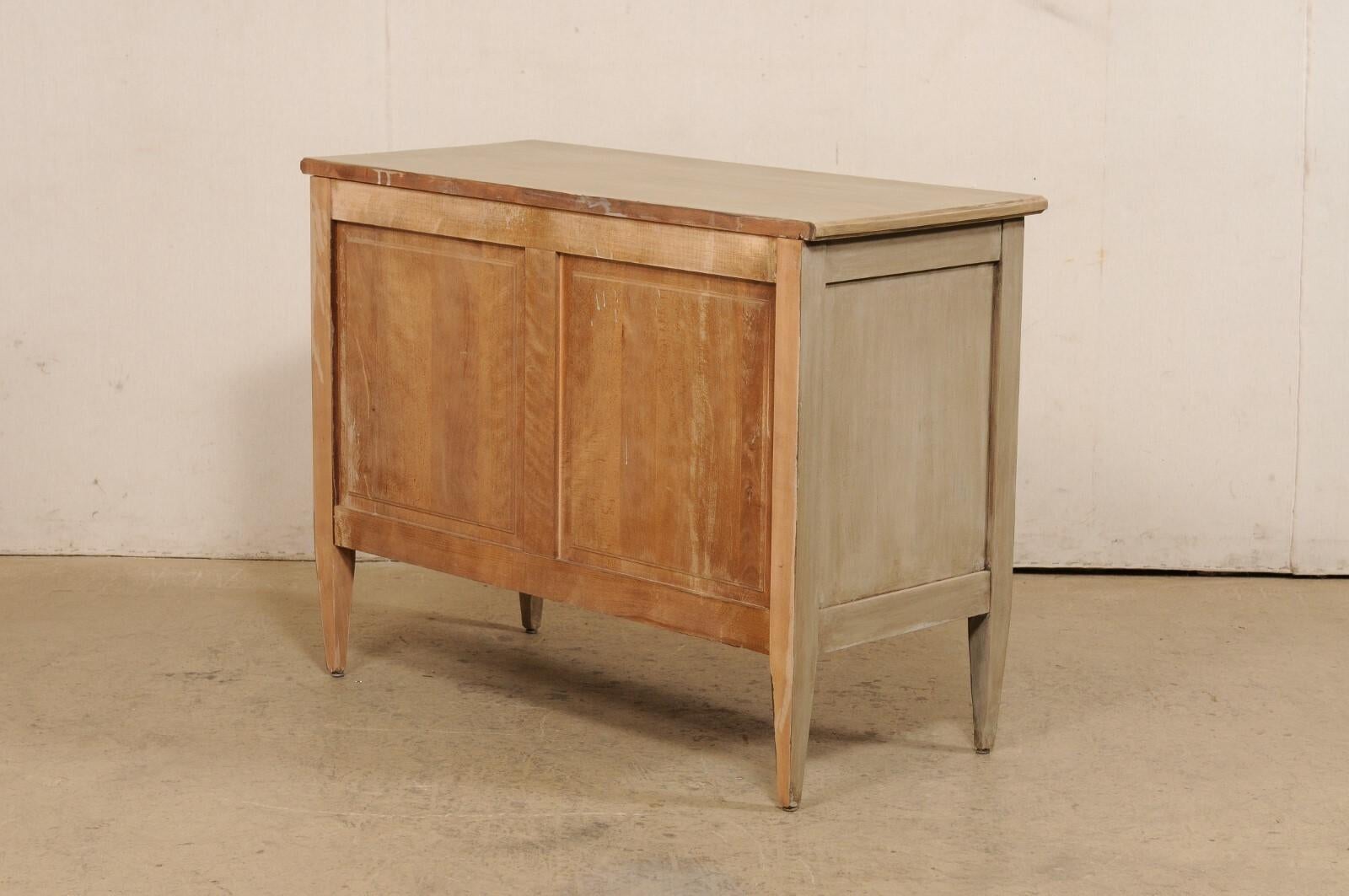 Wood Early 20th C. French Commode Designed in Clean Lines, Neutral Colors For Sale