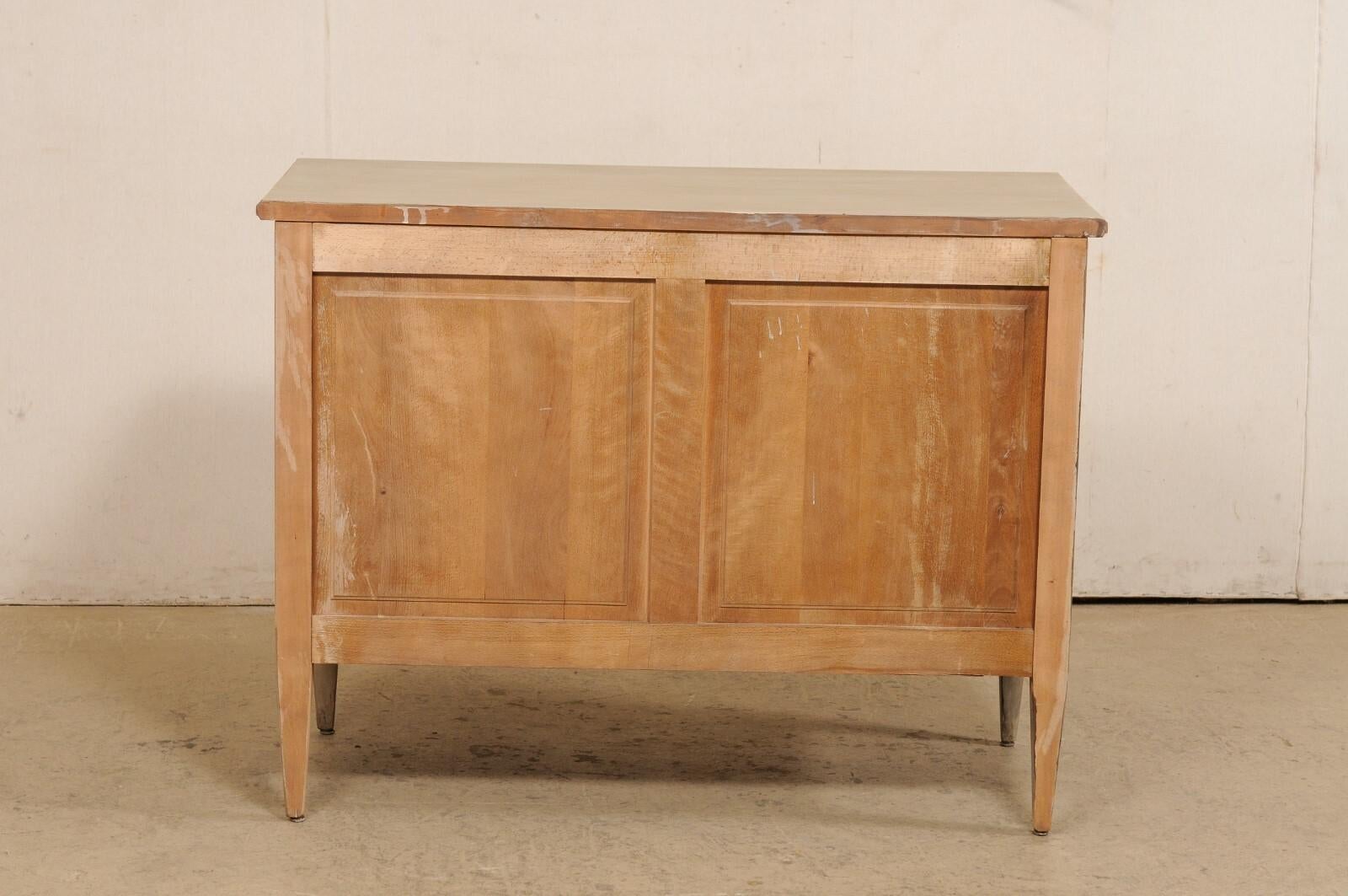 Early 20th C. French Commode Designed in Clean Lines, Neutral Colors For Sale 1