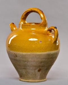 Early 20th C French Confit Jar with Spout