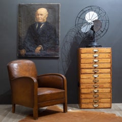 Early 20th c. French Library Club Chair c.1930-1940