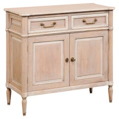 Early 20th C. French Neoclassical Style Petite-Sized Buffet Cabinet