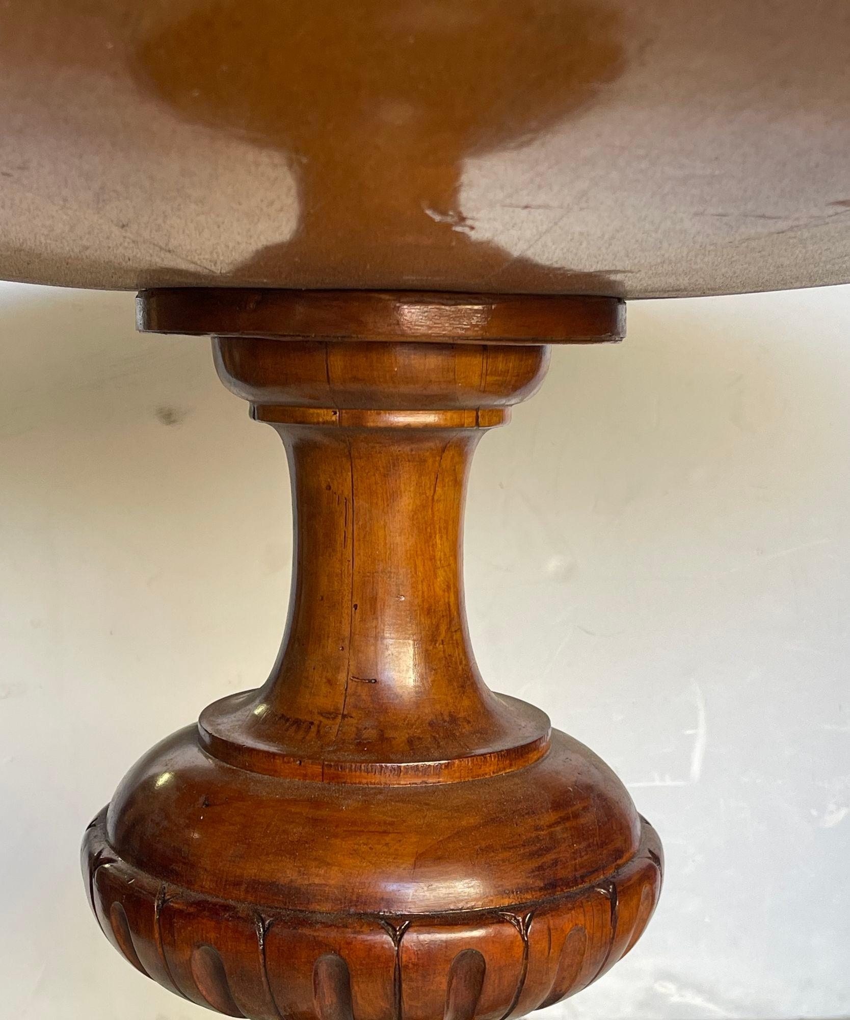 20th Century Early 20th C. French Regency-Style Round Maple & Walnut Table w/ Sunburst Inlay