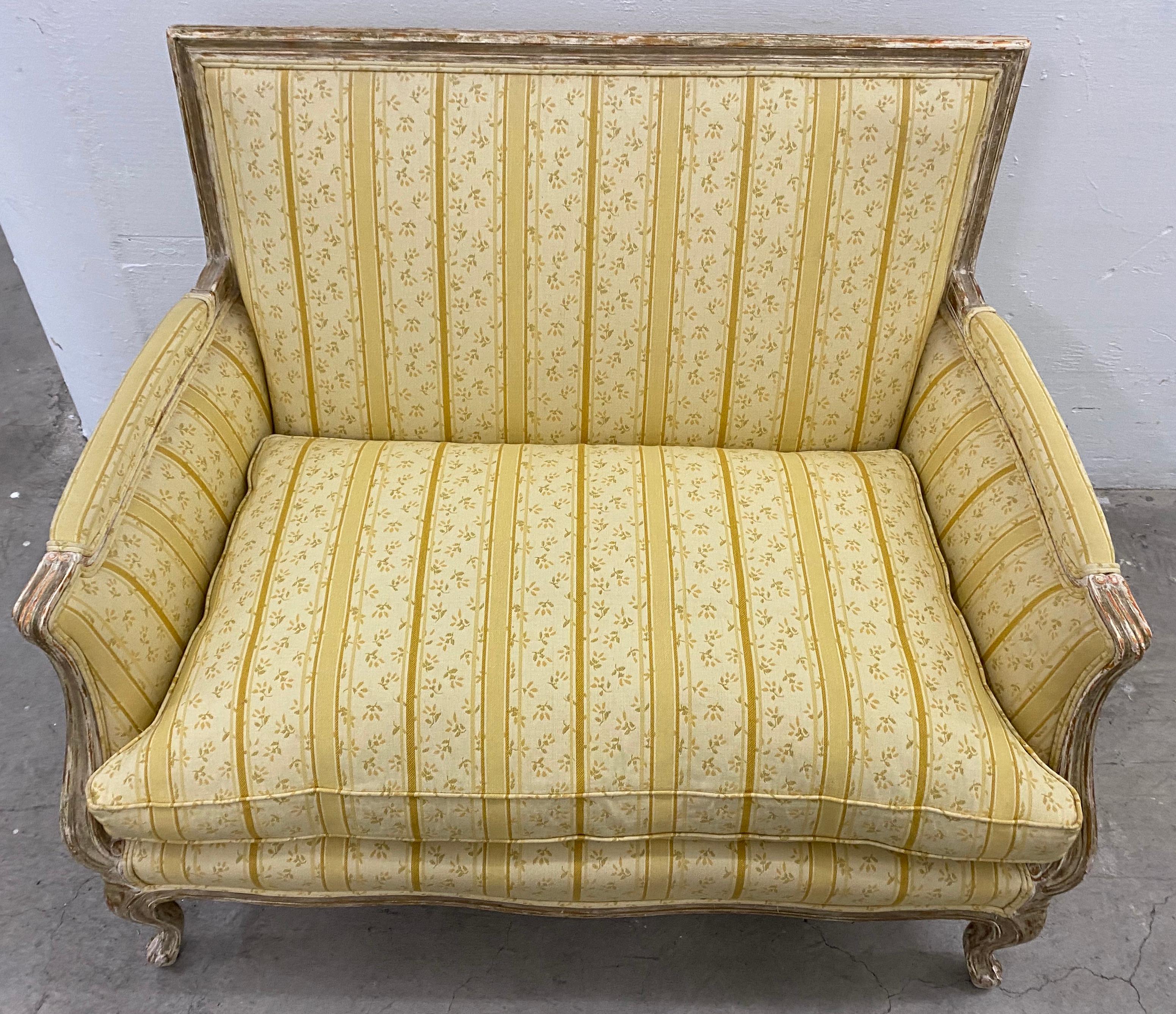 Early 20th Century French Style Settee  5