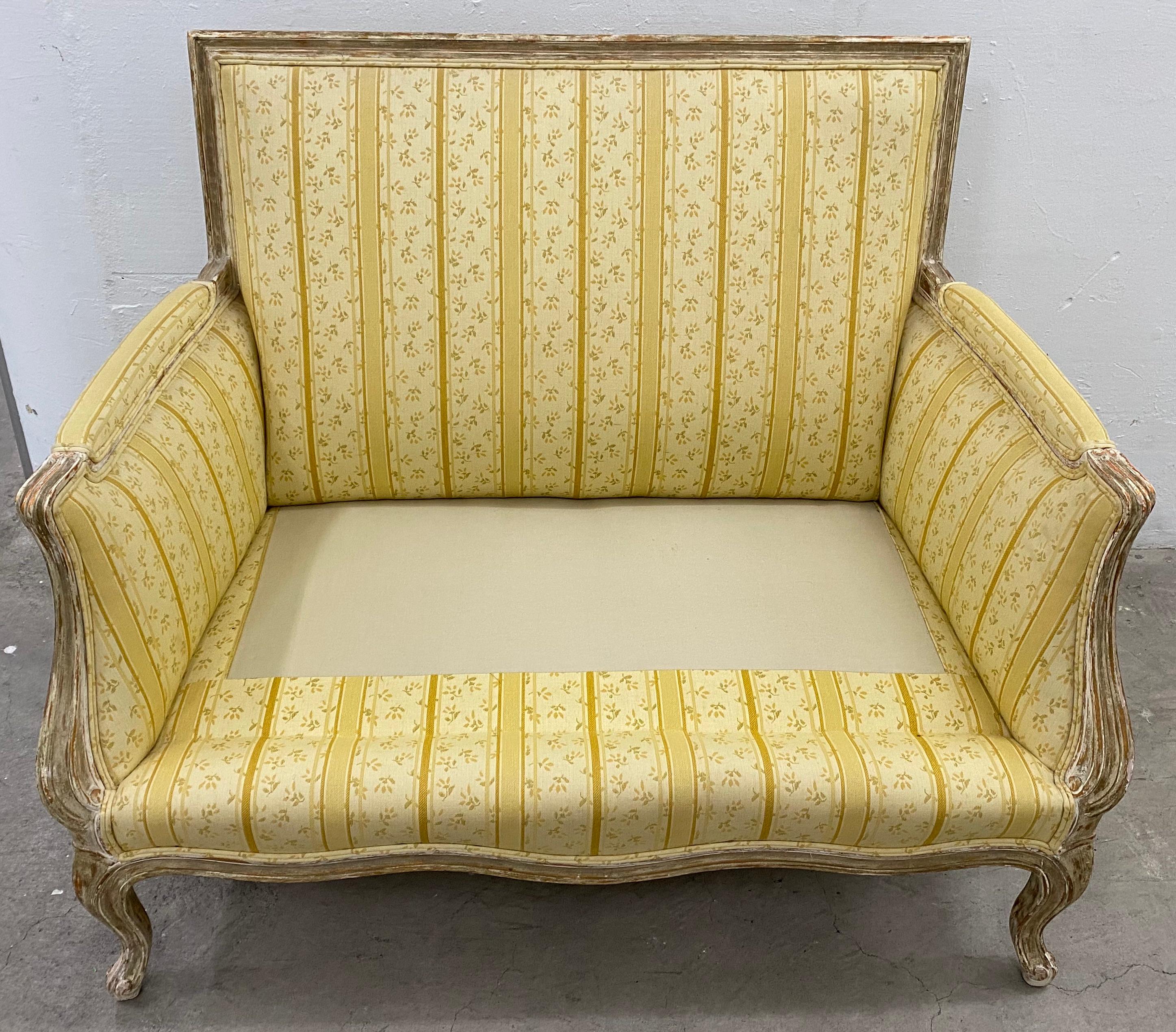 Early 20th Century French Style Settee  7