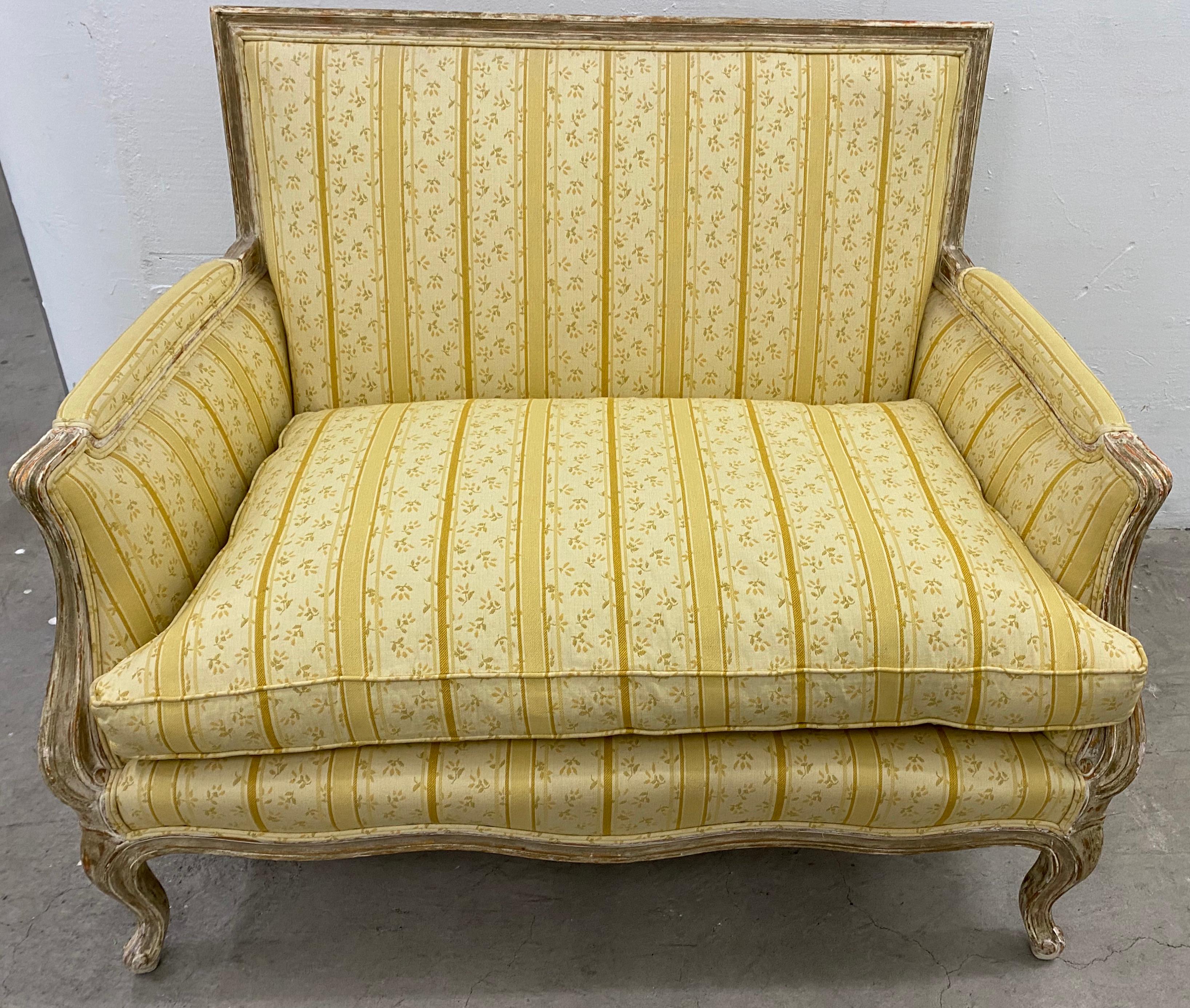 Early 20th Century French Style Settee  8
