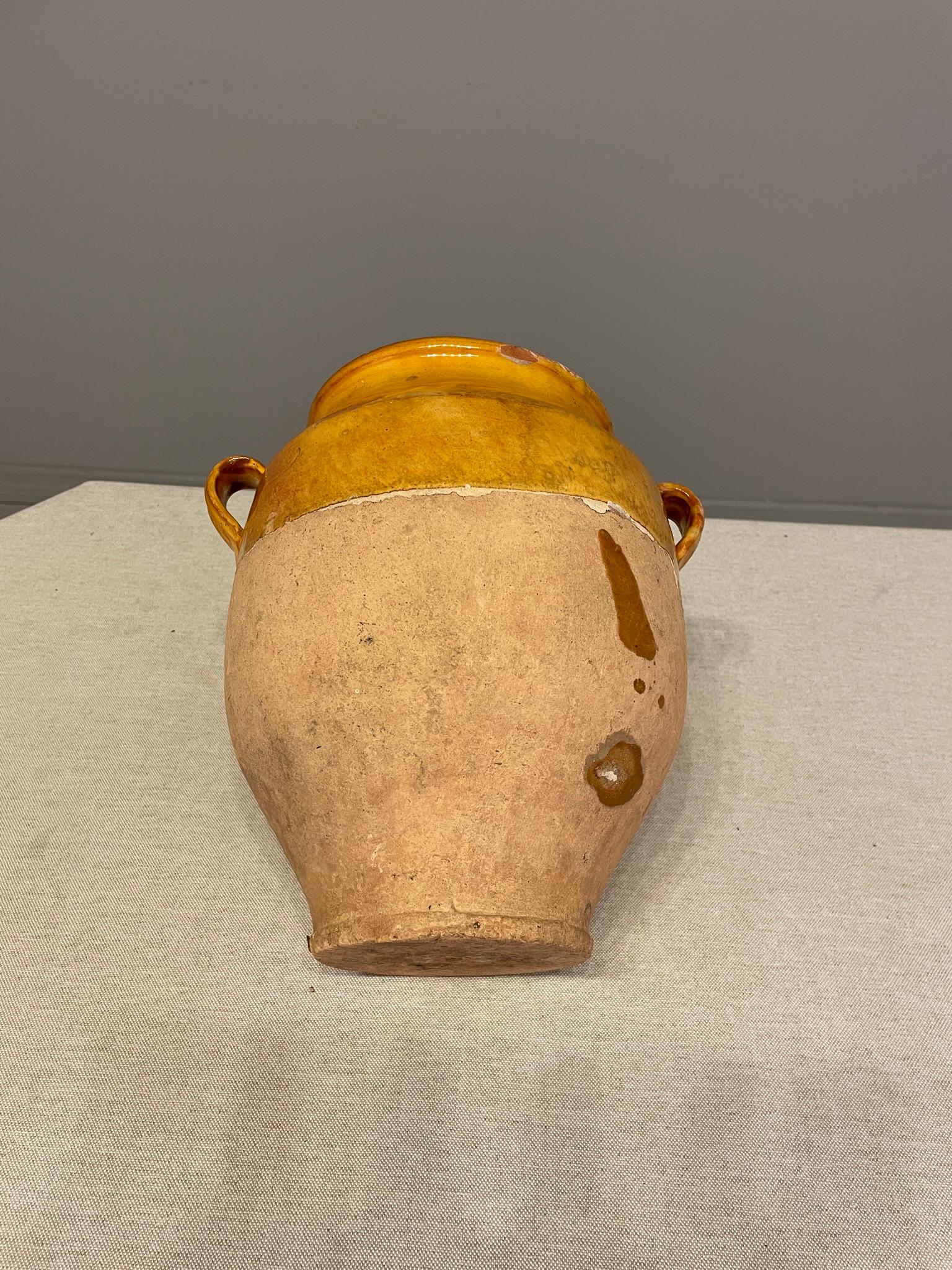 Early 20th C. French Terracotta Vase or Confit Pot For Sale 5