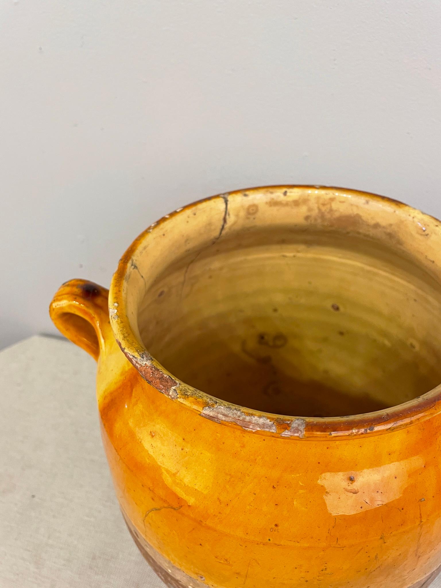 Early 20th C. French Terracotta Vase or Confit Pot In Good Condition For Sale In Winter Park, FL