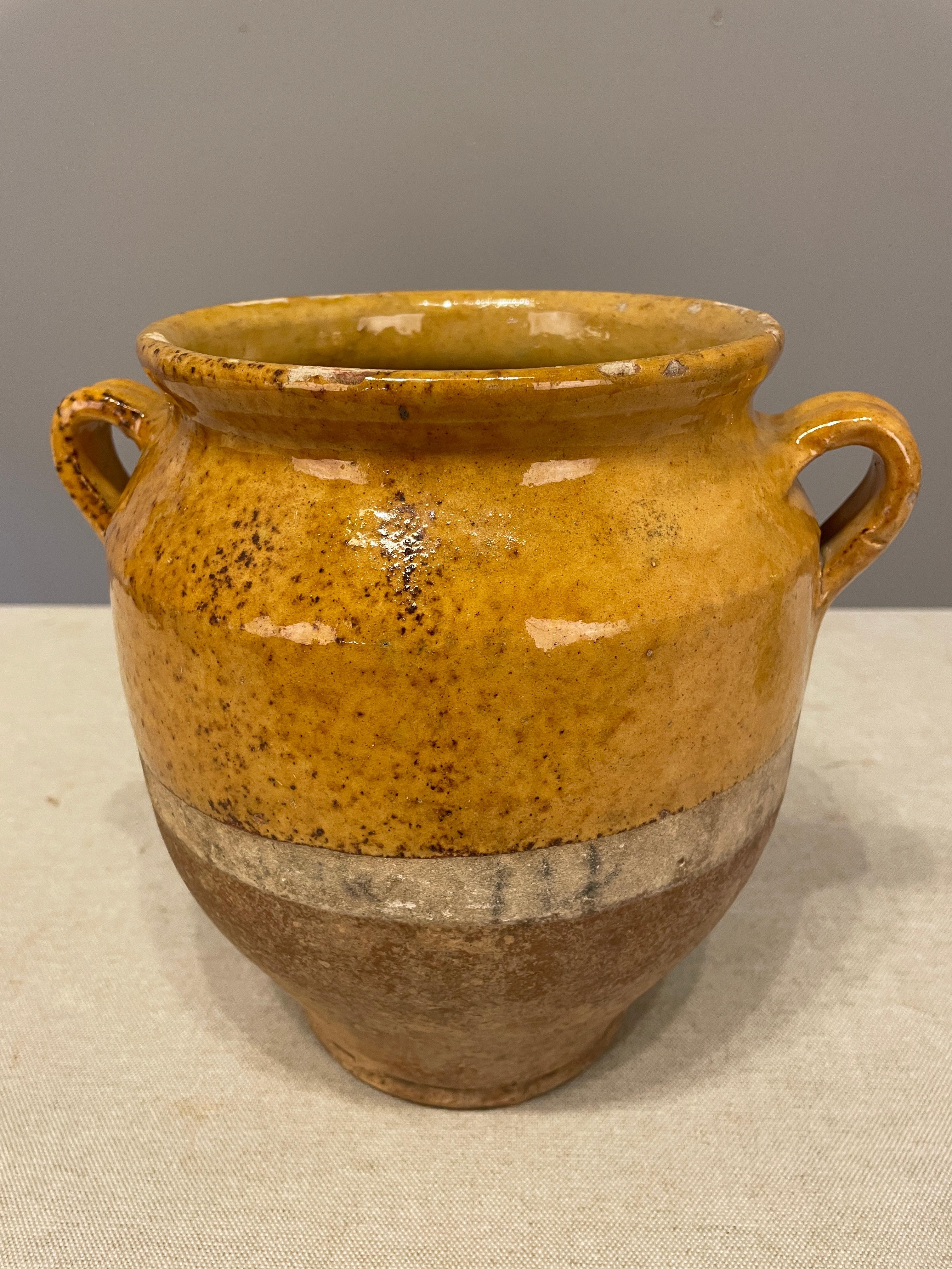 20th Century Early 20th c. French Terracotta Vase or Confit Pot For Sale