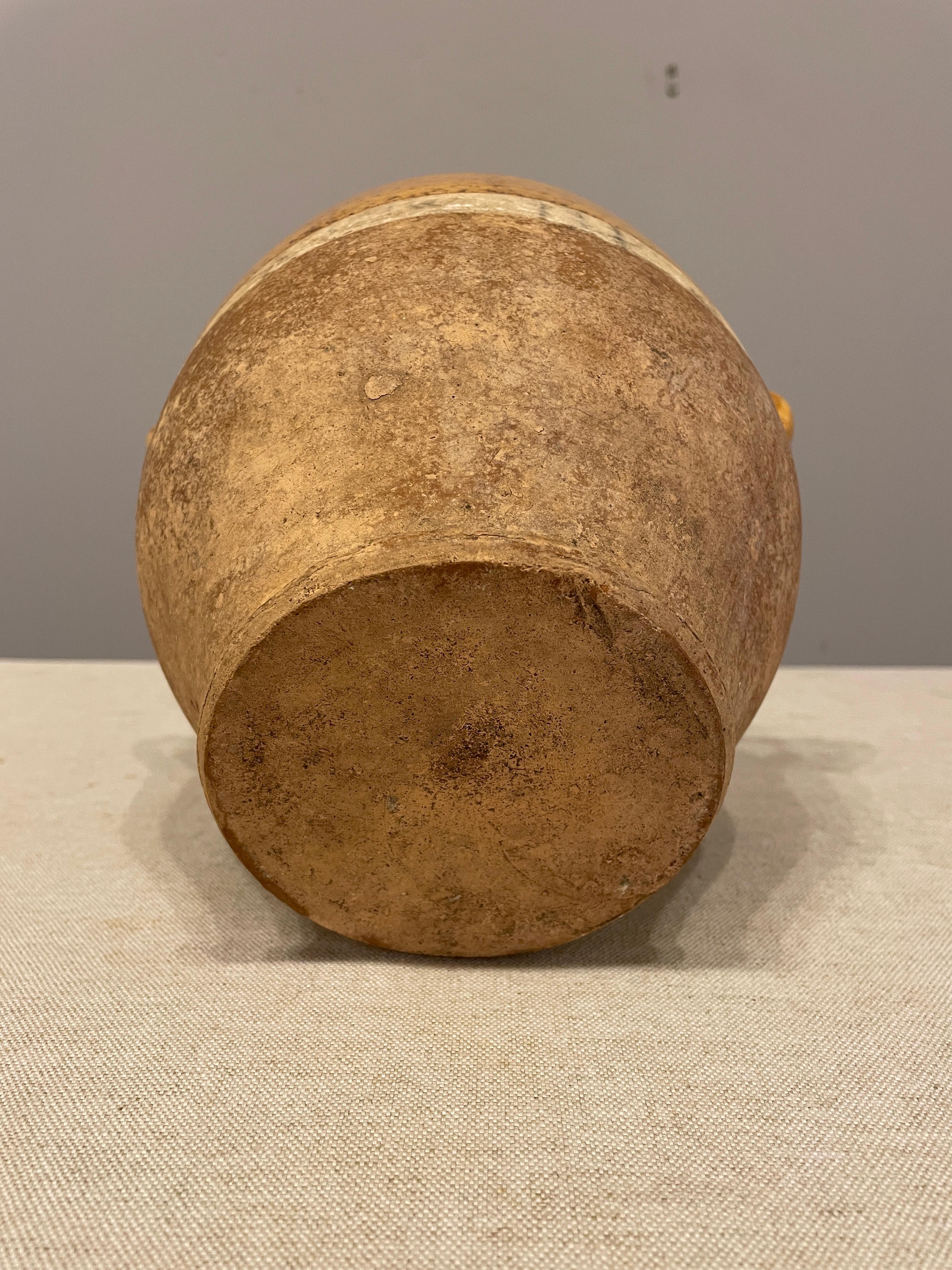 Early 20th c. French Terracotta Vase or Confit Pot 2