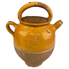 Early 20th C. French Terracotta Vinaigrier or Vinegar Jug