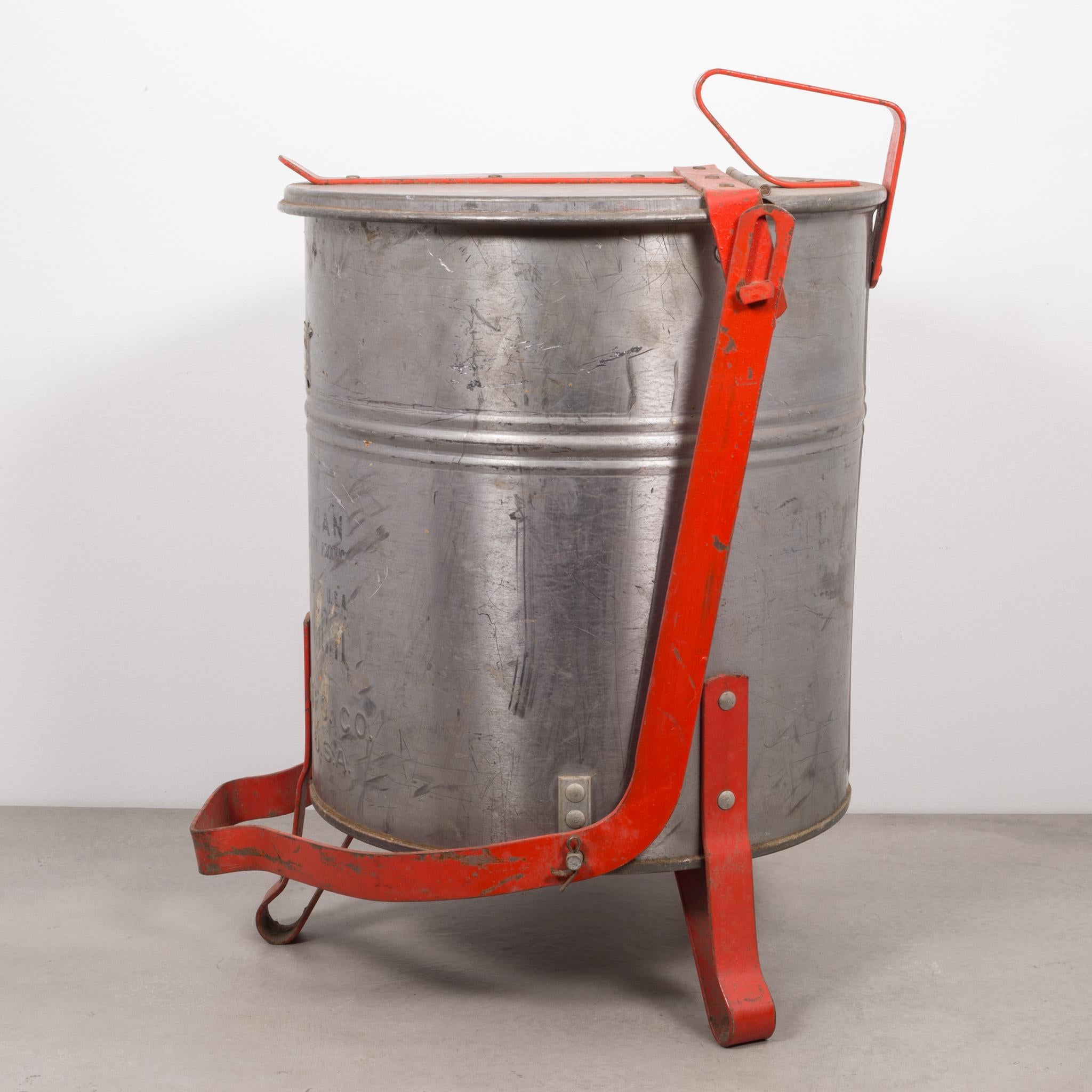 Industrial Early 20th Century Galvanized Steel 