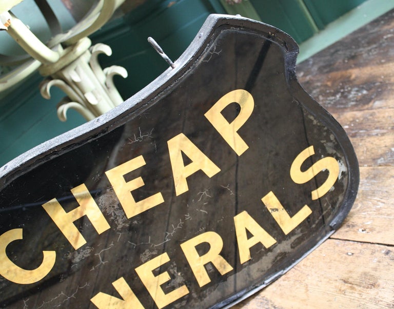 Gilt Verre glomis Cheap Funerals Trade Shop Sign Oliver Twist For Gilt verre glomis cheap funerals trade shop sign oliver twist for