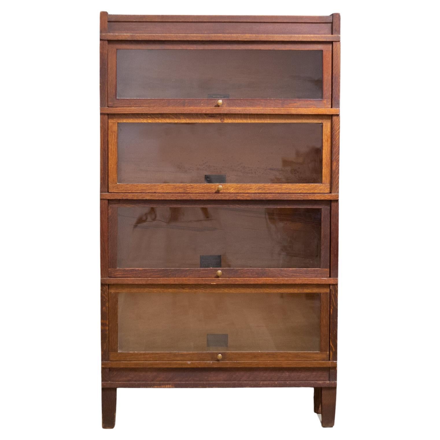 Early 20th C. Globe-Wernicke 4 Stack Lawyer's Bookcase, c.1910-1920