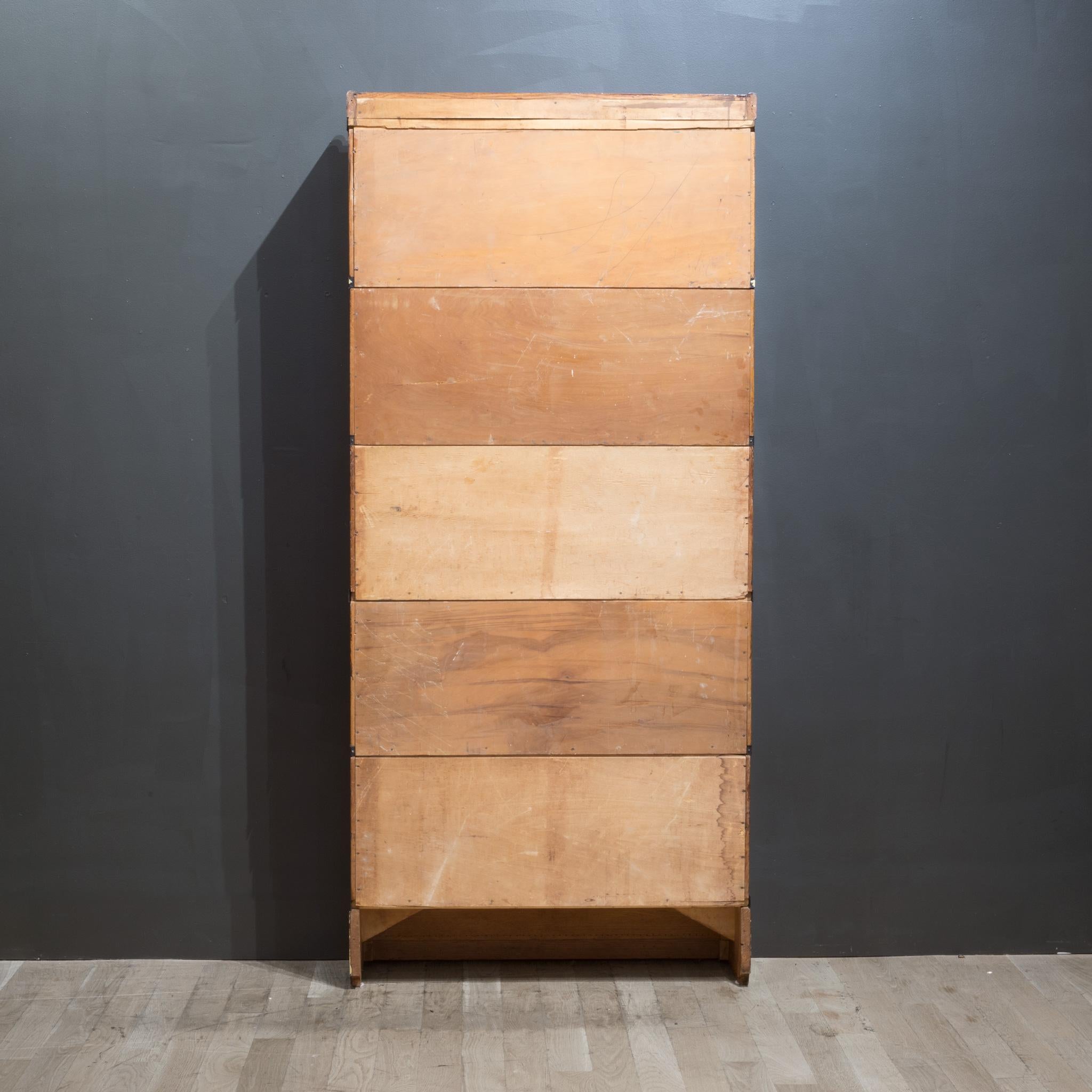 Early 20th C. Globe-Wernicke 5 Stack Lawyer's Bookcase c.1890 For Sale 6