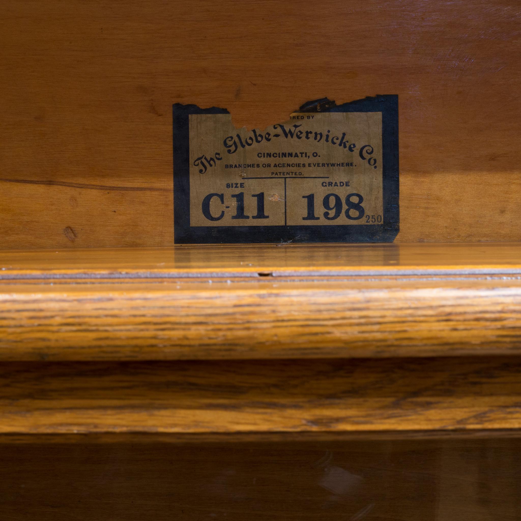 Early 20th C. Globe-Wernicke 5 Stack Lawyer's Bookcase c.1890 1