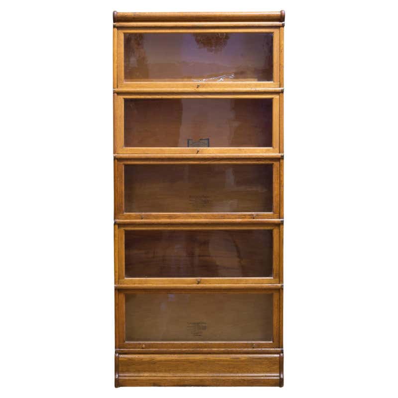 Midcentury Globe Wernicke Card Catalog, circa 1930s For Sale at 1stDibs