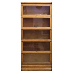 Used Early 20th C. Globe-Wernicke 5 Stack Lawyer's Bookcase c.1890