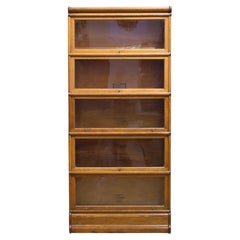 Early 20th C. Globe-Wernicke 5 Stack Lawyer's Bookcase c.1890