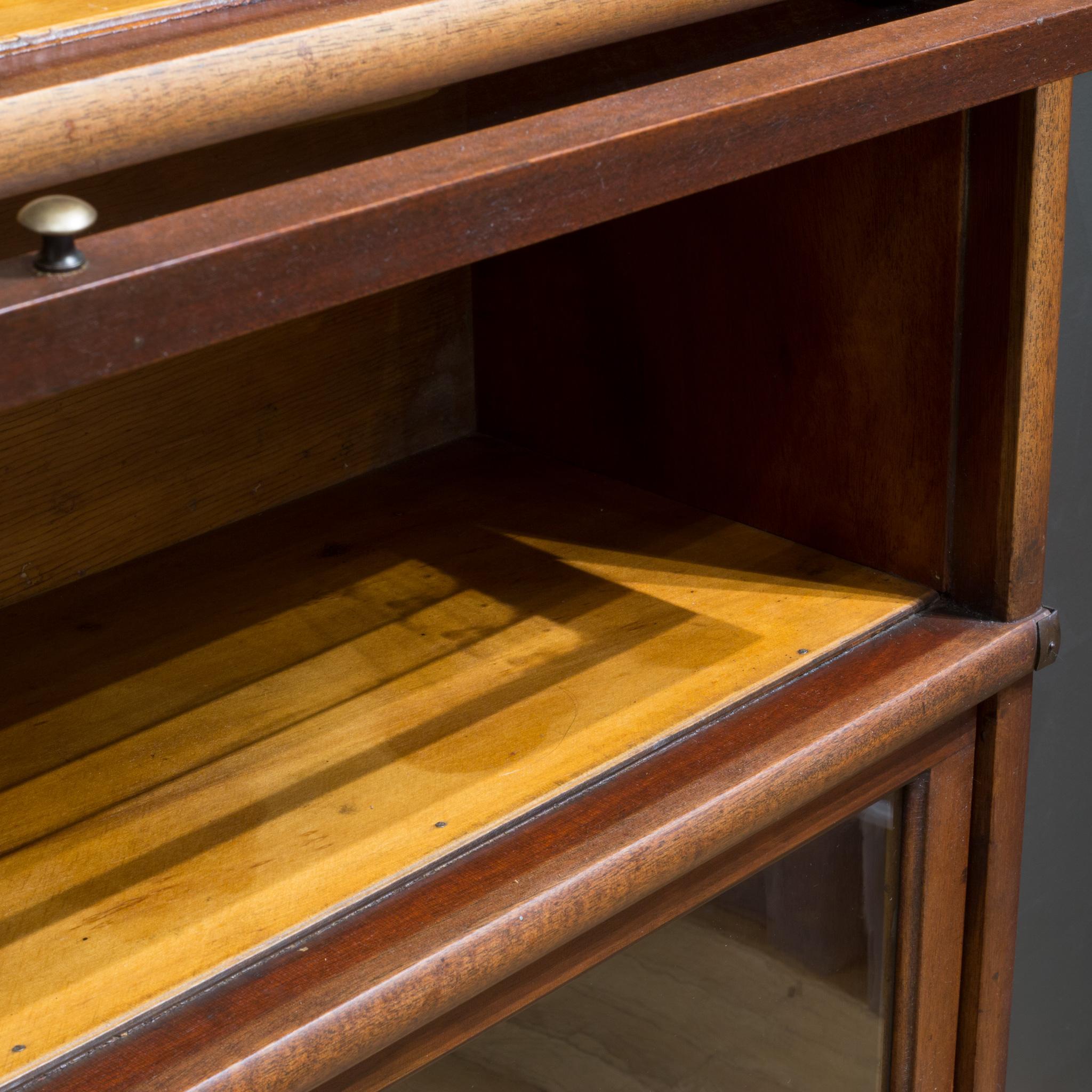 Early 20th c. Globe-Wernicke Mahogany 6 Stack Lawyer's Bookcase c.1910 2