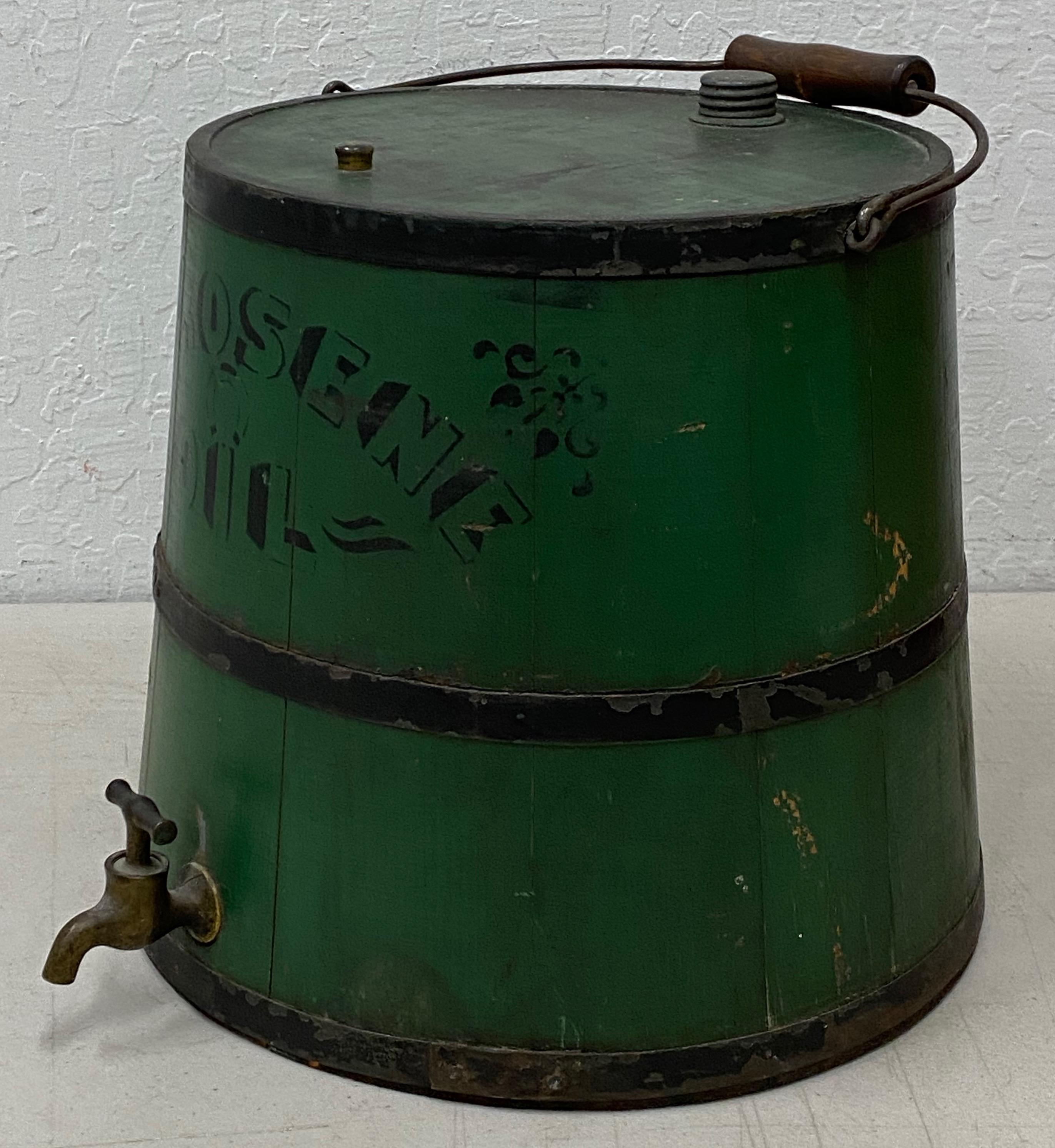 vintage metal kerosene can