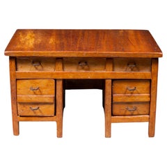 Early 20th c. Handmade Cigar Box Art Library Desk c.1930