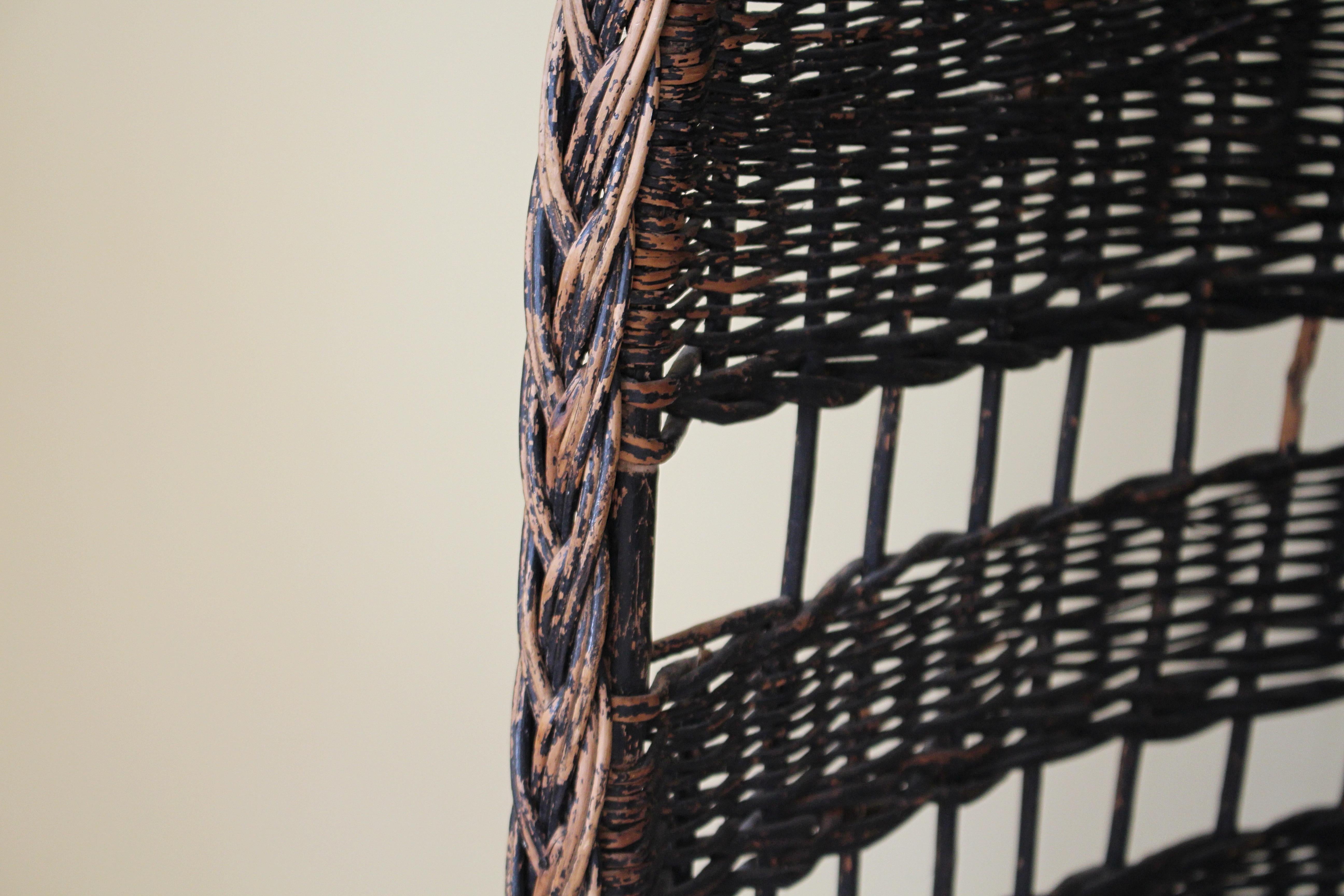 Anfang des 20. Jahrhunderts Hood's Porters Wicker Willow Lawn Conservatory Chair Country House im Angebot 12