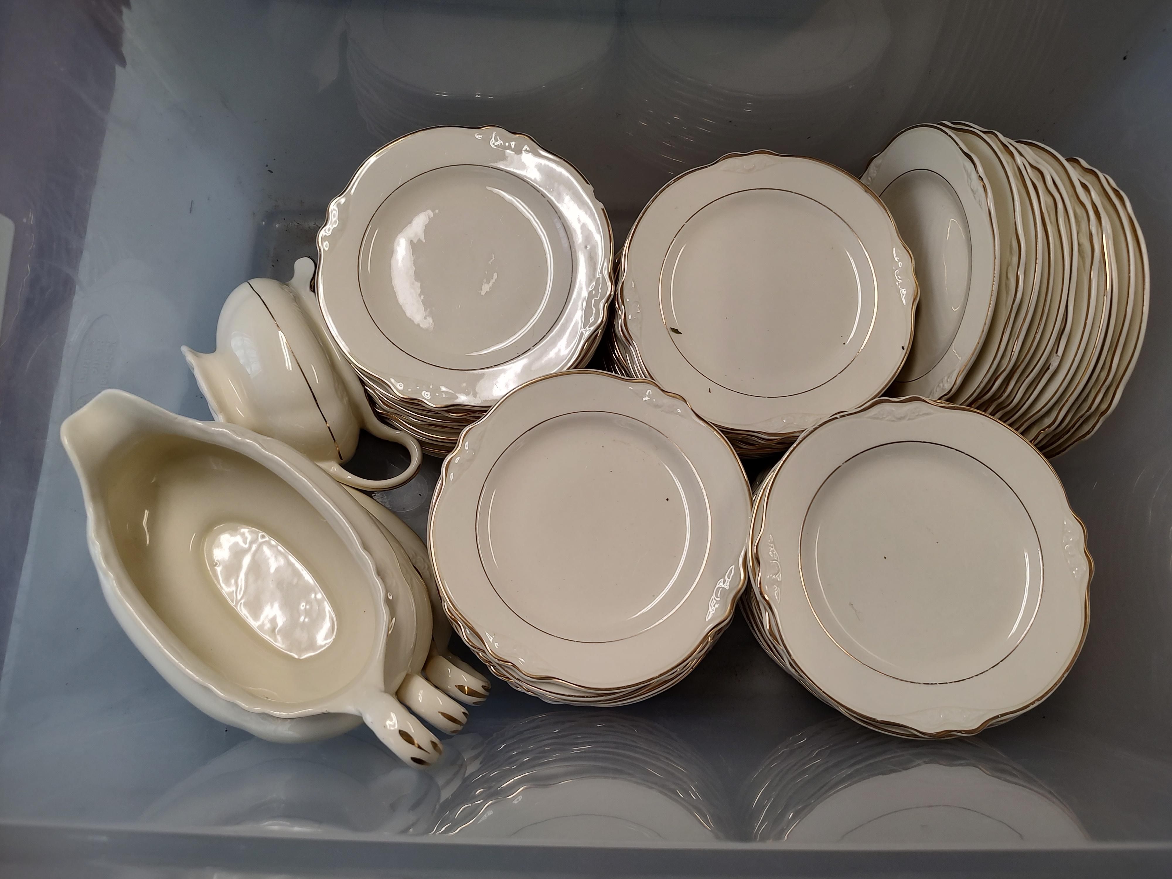 19th Century Early 20th C Huge Lot of Dinnerware by Homer Laughlin & Frederick Rhead 480 Pcs For Sale