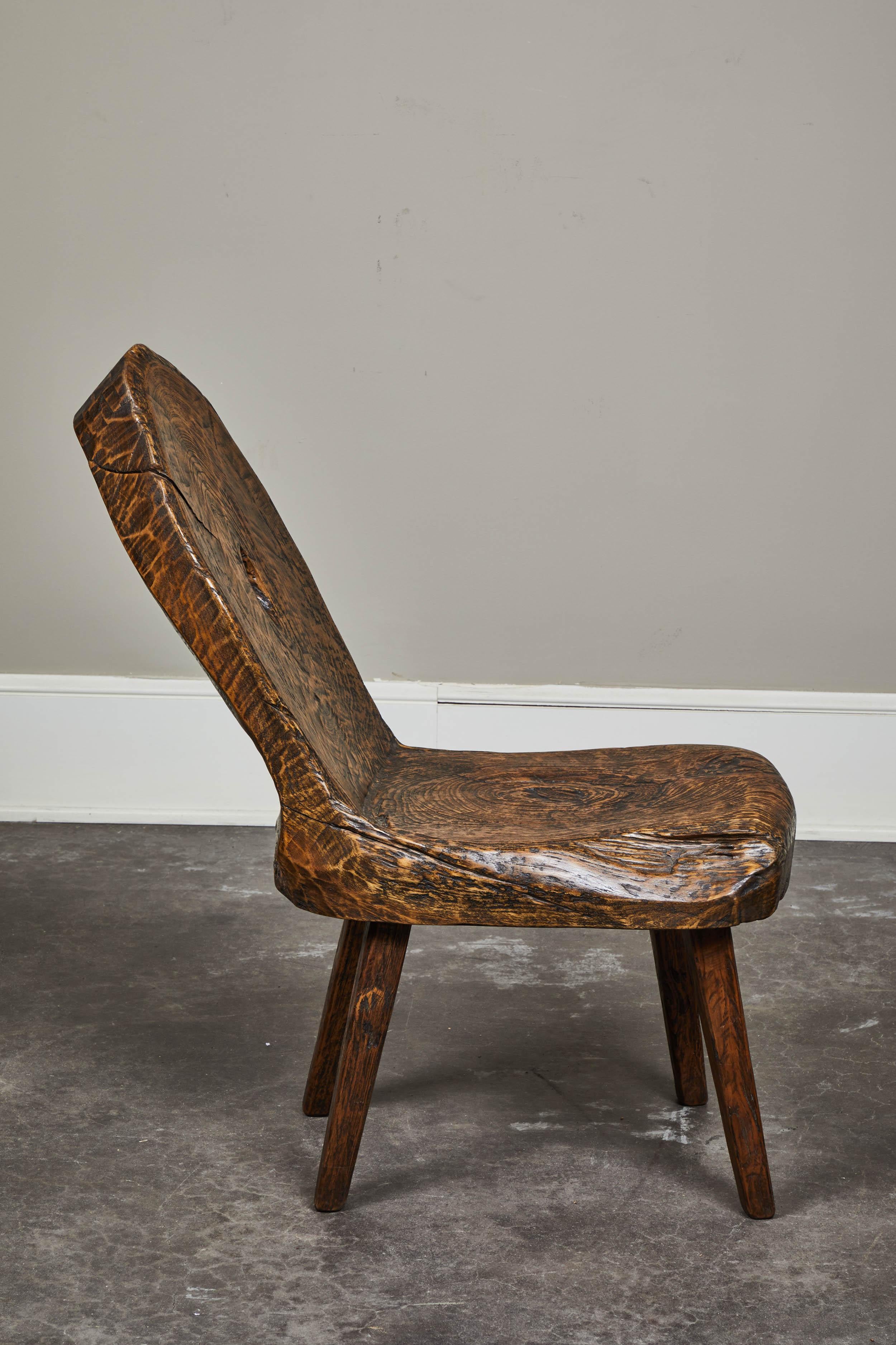 Teak Early 20th Century Indonesian Village Chair For Sale