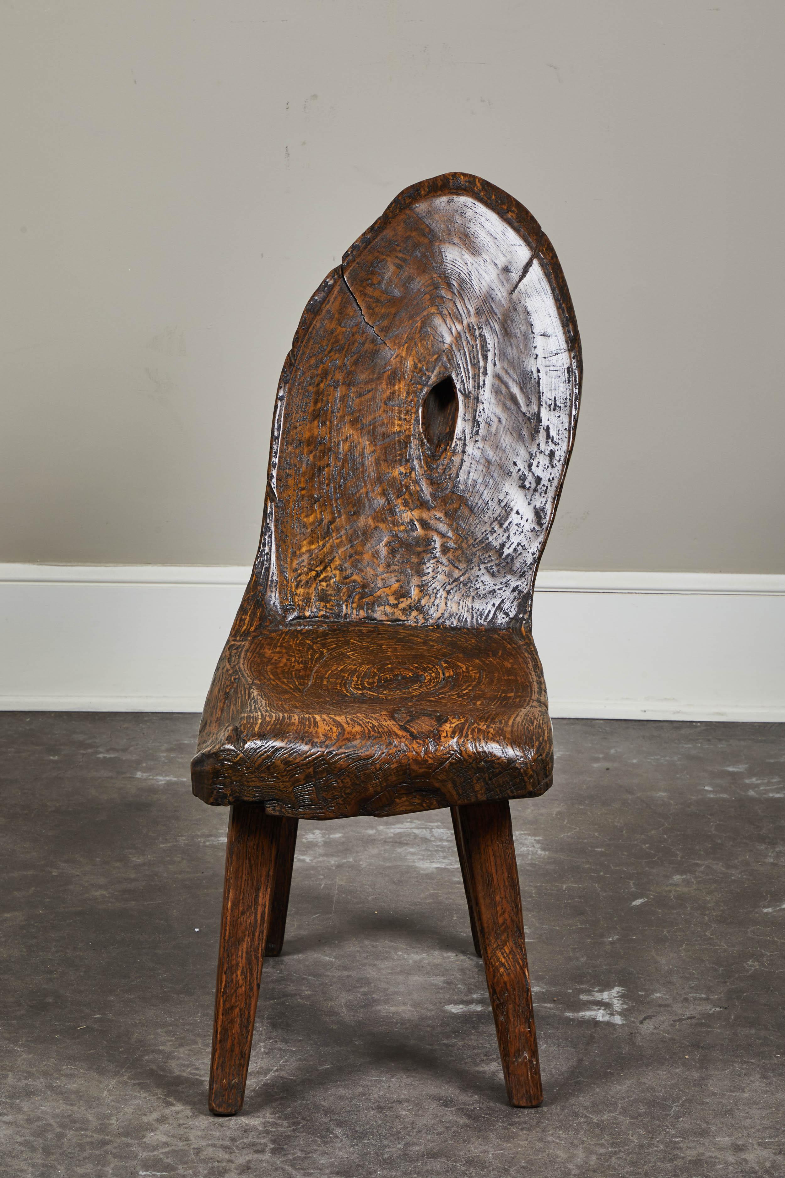 Early 20th Century Indonesian Village Chair For Sale 3