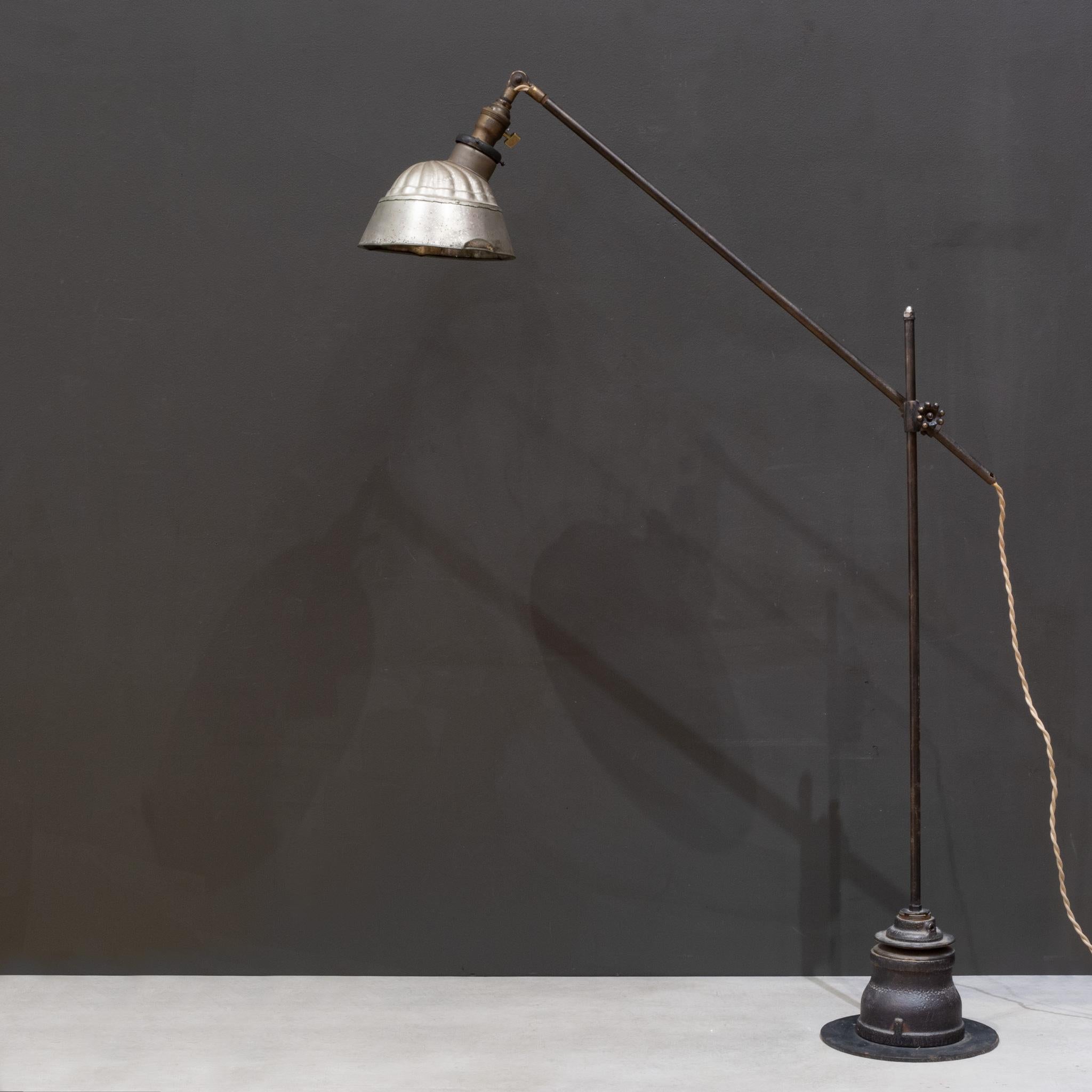 Brass Early 20th c. Industrial Table or Floor Lamp c.1920-1940
