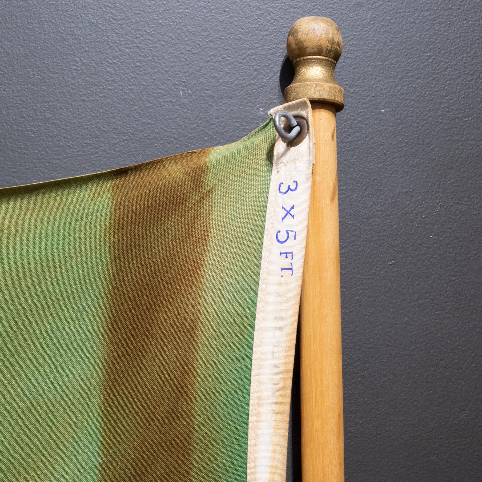 Industrial Early 20th C. Irish Flag, c.1950