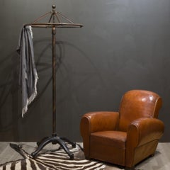 Early 20th c. Japanned Coat/Garment Rolling Rack c.1910-1920