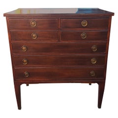 Early 20th C. Johnson-Handley-Johnson Co Mahogany Seven Drawer Side Chest