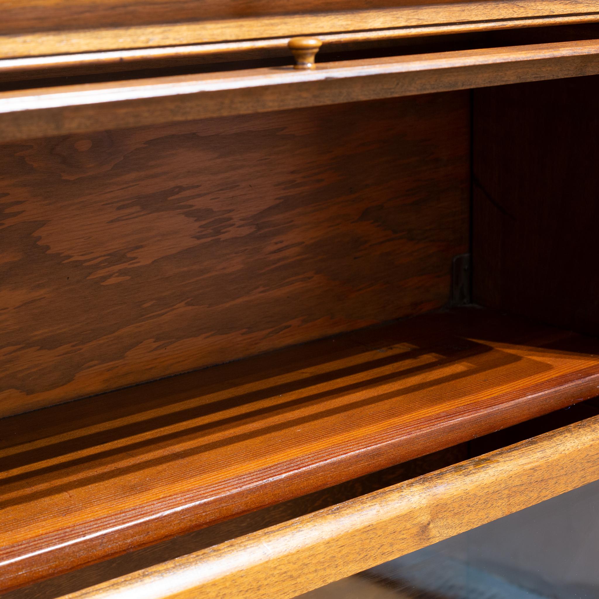 Early 20th C. Lundstrom 3 Stack Lawyer's Bookcase c.1900 8