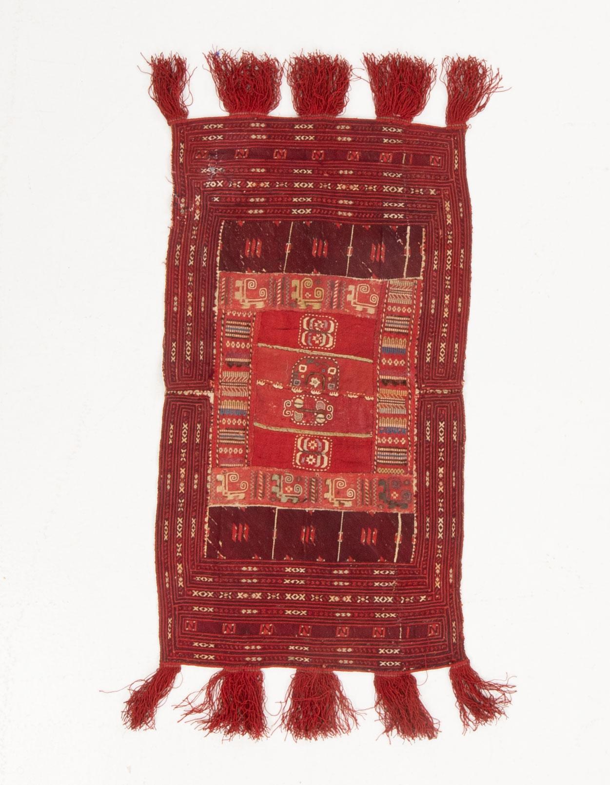 a small example of the the, composed probably from a garment sleeves.