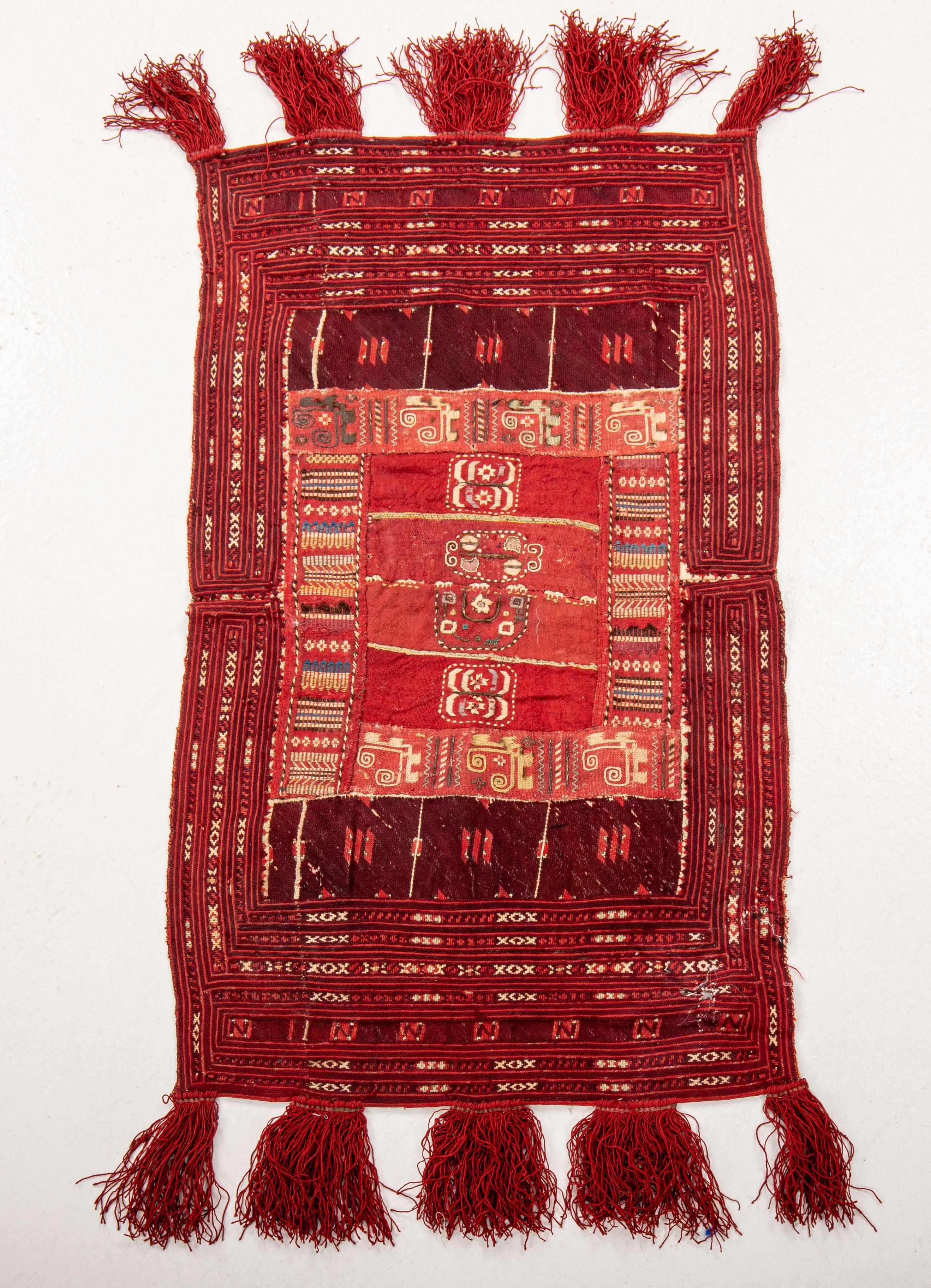 20th Century Early 20th C. Macedonian Embroidered Composite Panel