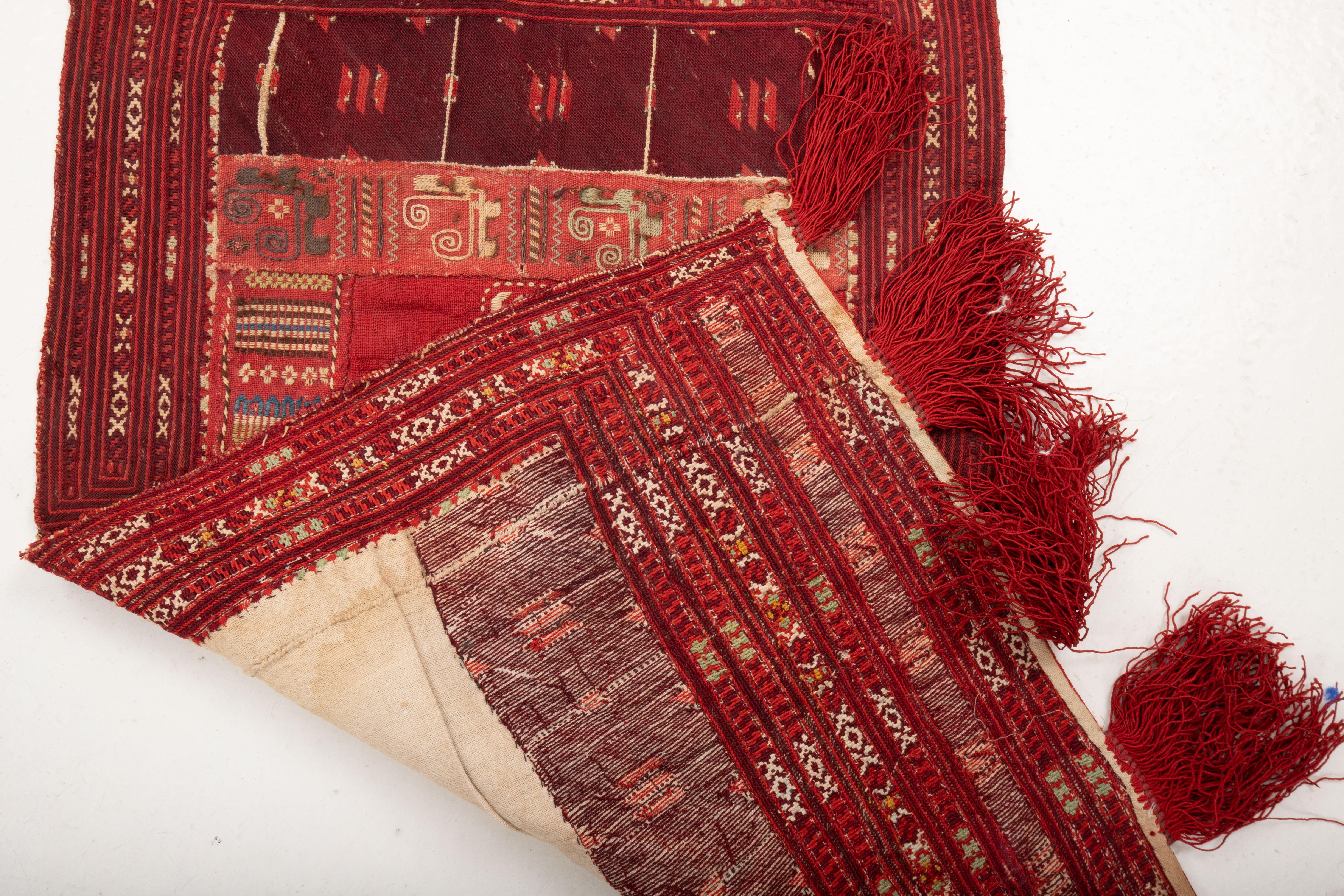 Early 20th C. Macedonian Embroidered Composite Panel 3