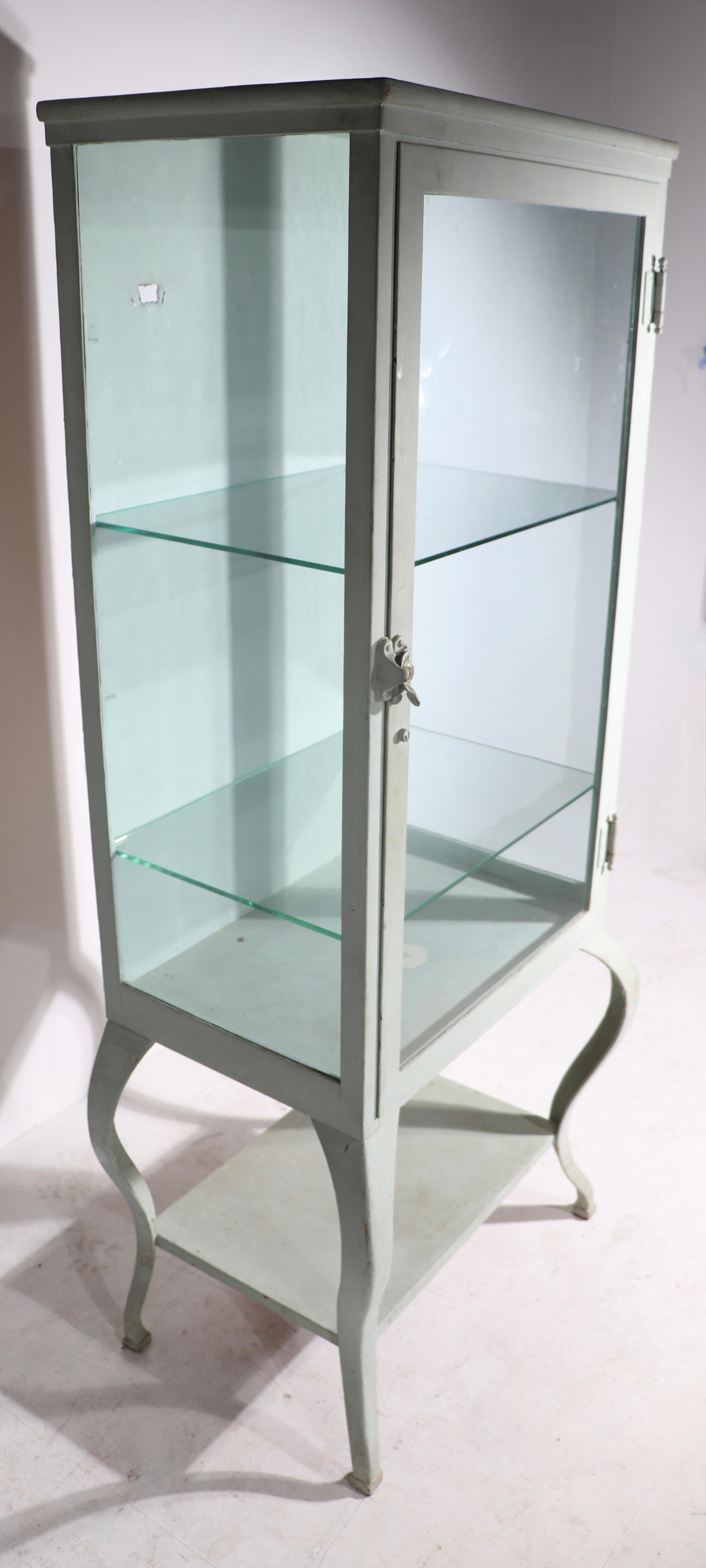 Early 20th C Medical Cabinet Vitrine Display Case 3