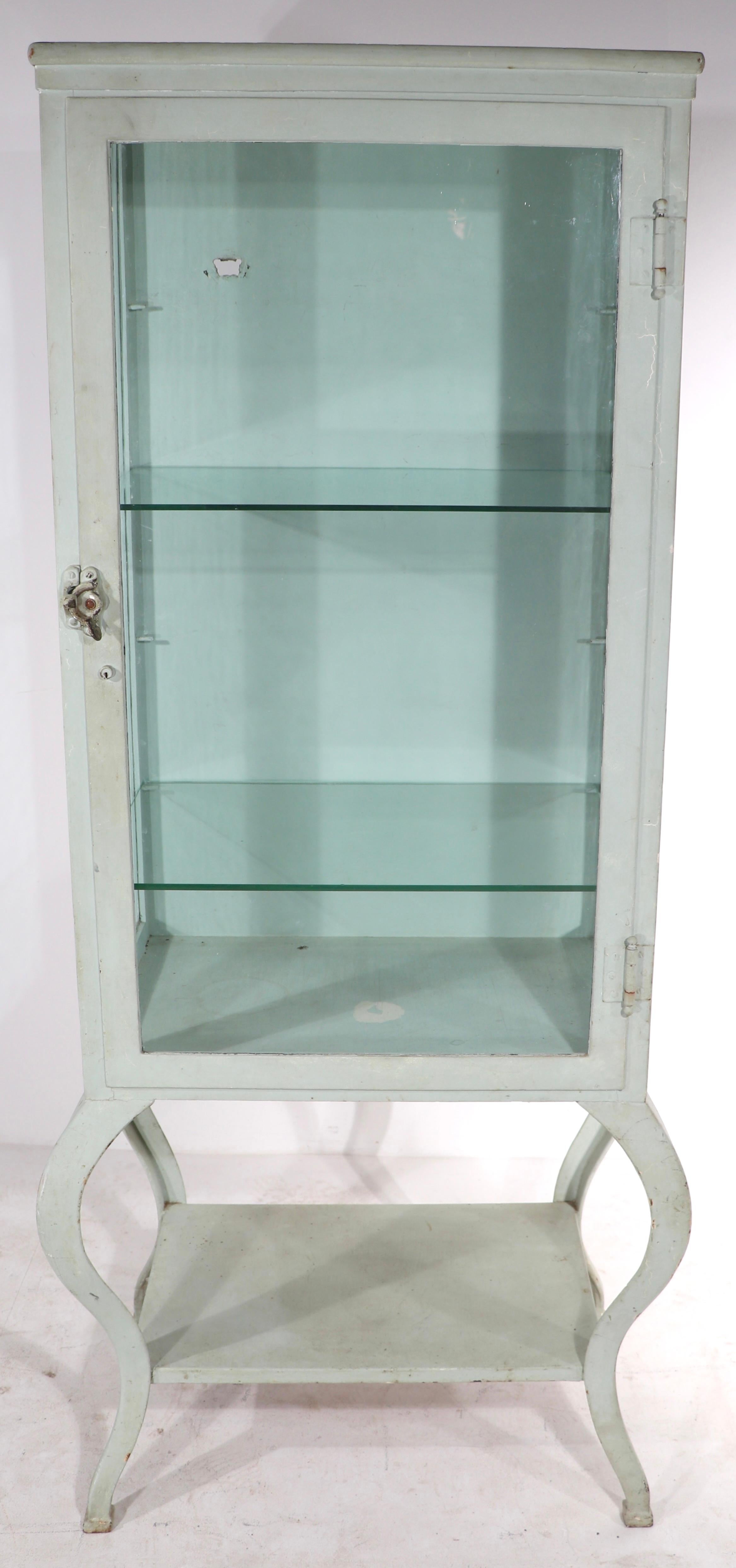 Early 20th C Medical Cabinet Vitrine Display Case 4
